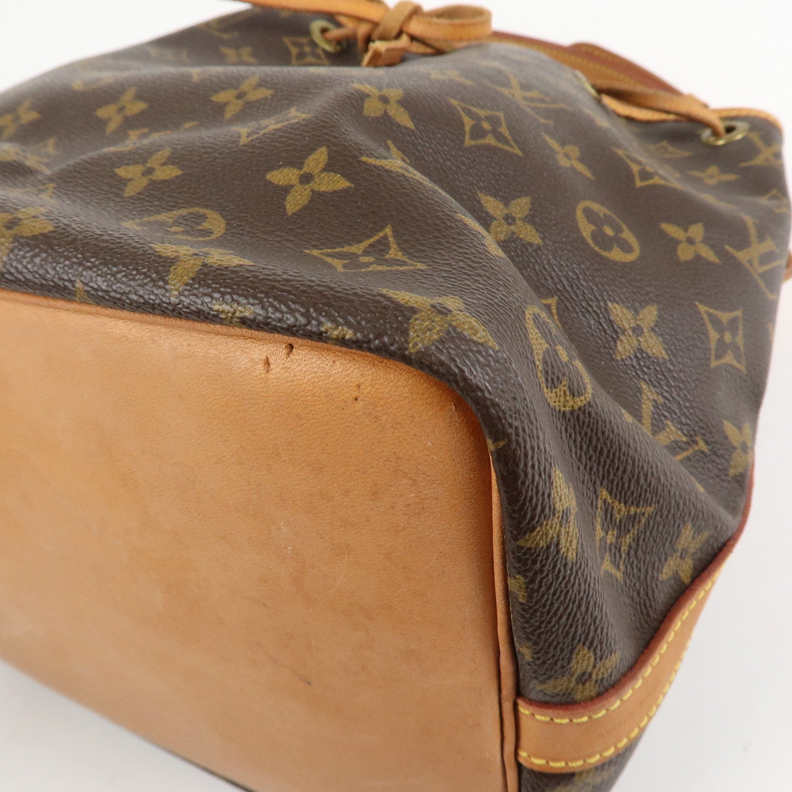 Louis Vuitton Monogram Petit Noe Shoulder Bag Brown M42226 Used