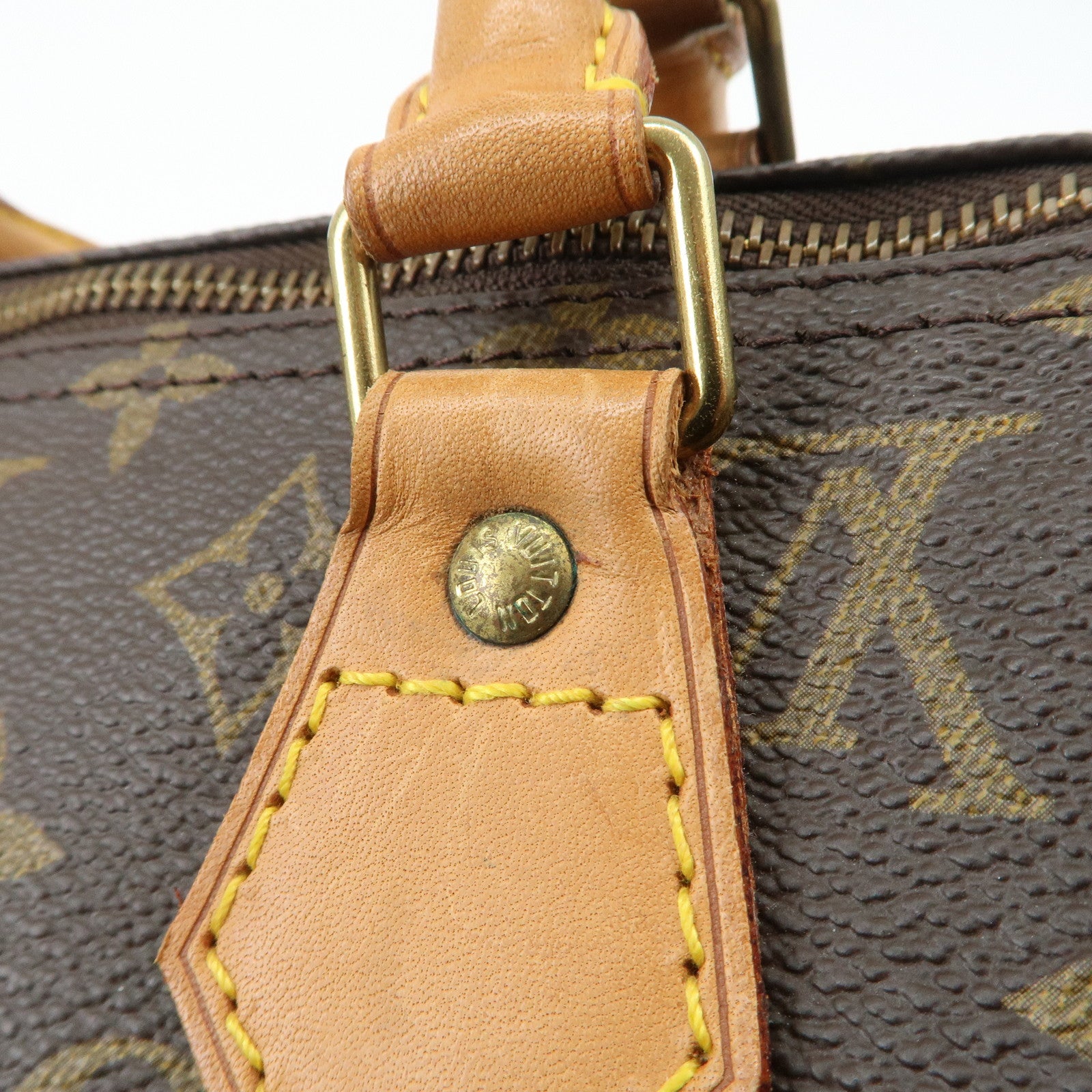 Louis Vuitton Monogram Speedy 40 Hand Bag Boston Bag M41522 Used