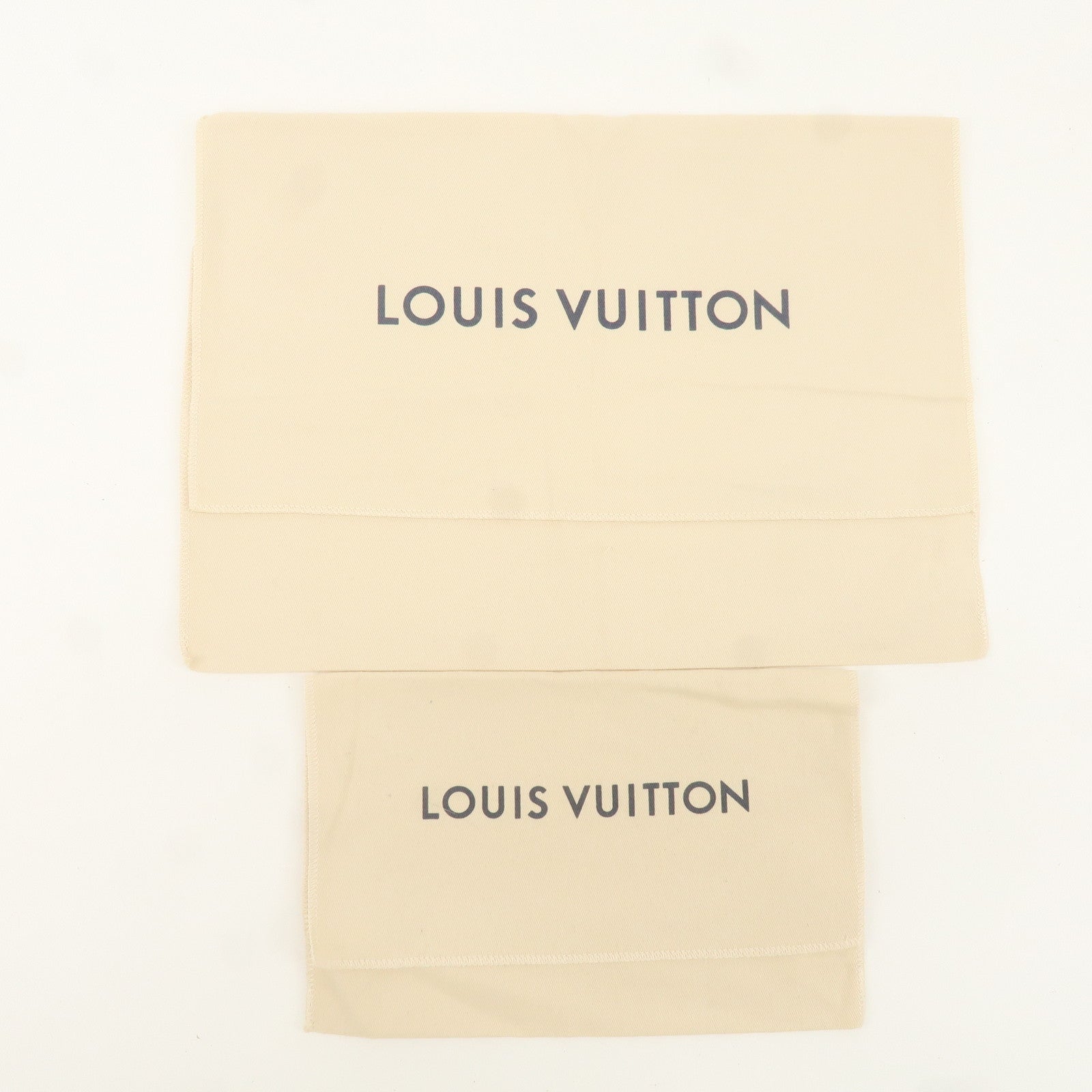 Louis Vuitton Set of 10 Dust Bag Storage Bag New Style Beige