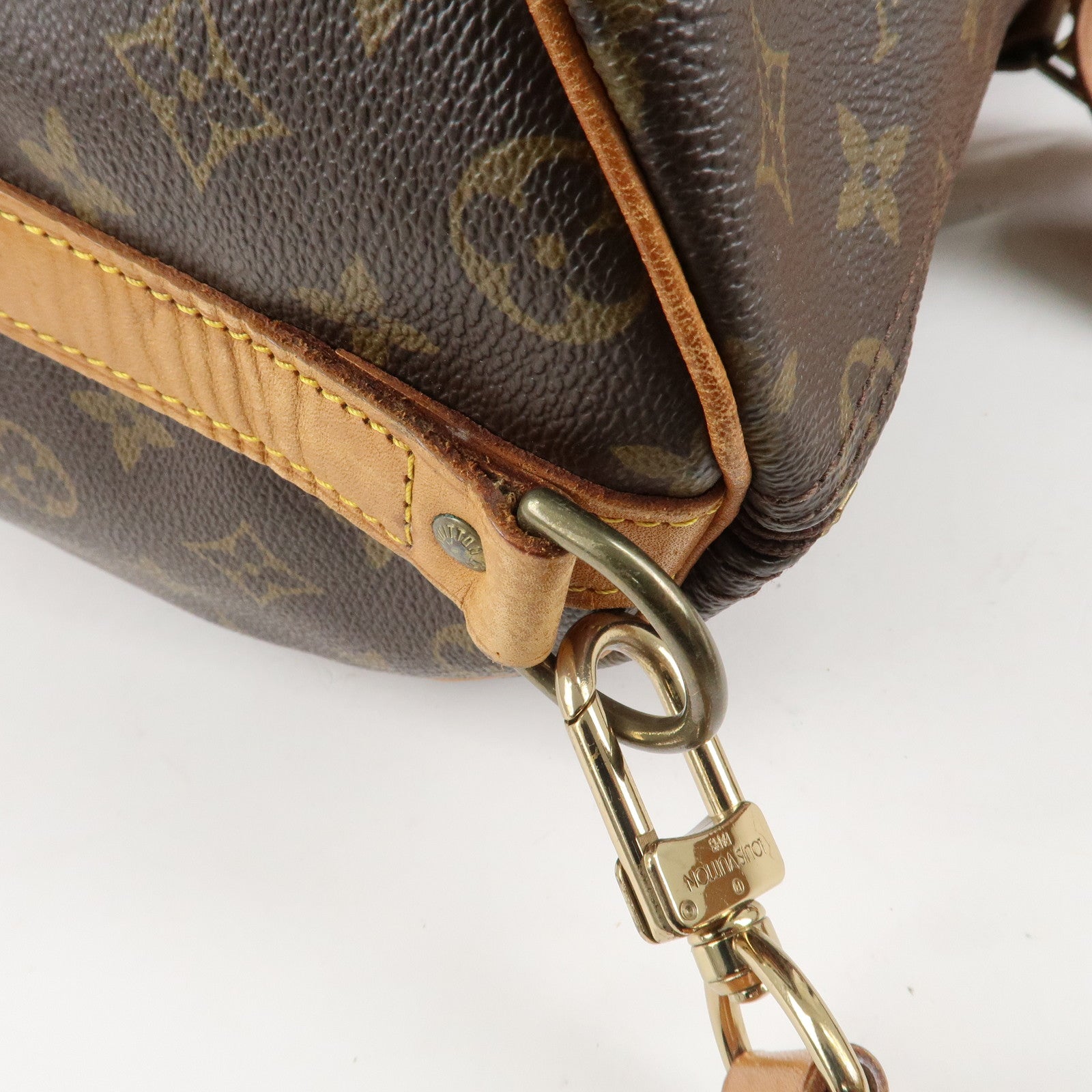 Louis Vuitton Monogram Keep All Bandouliere 50 Boston Bag M41416