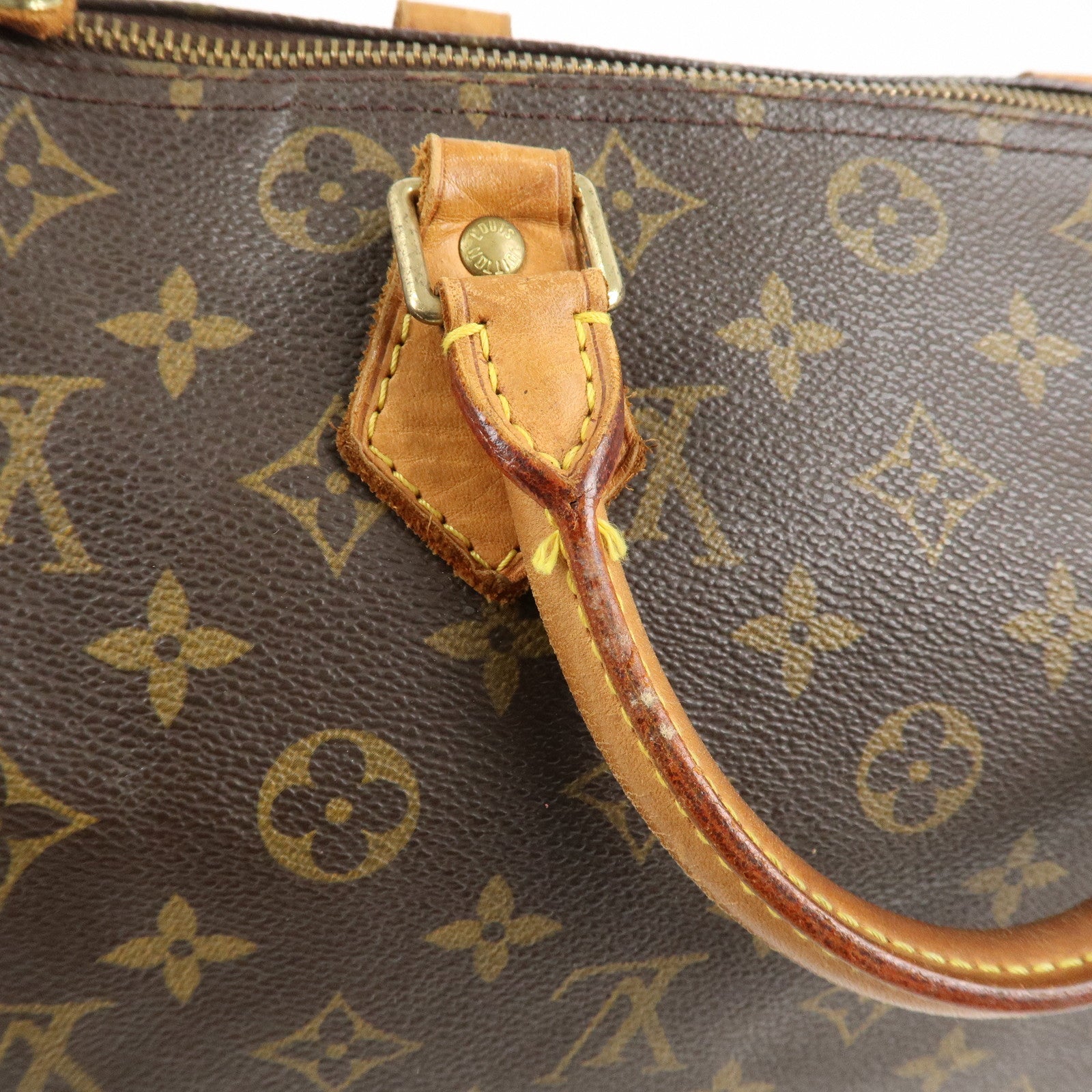 Louis Vuitton Monogram Speedy 30 Hand Bag Boston Bag M41526 Used