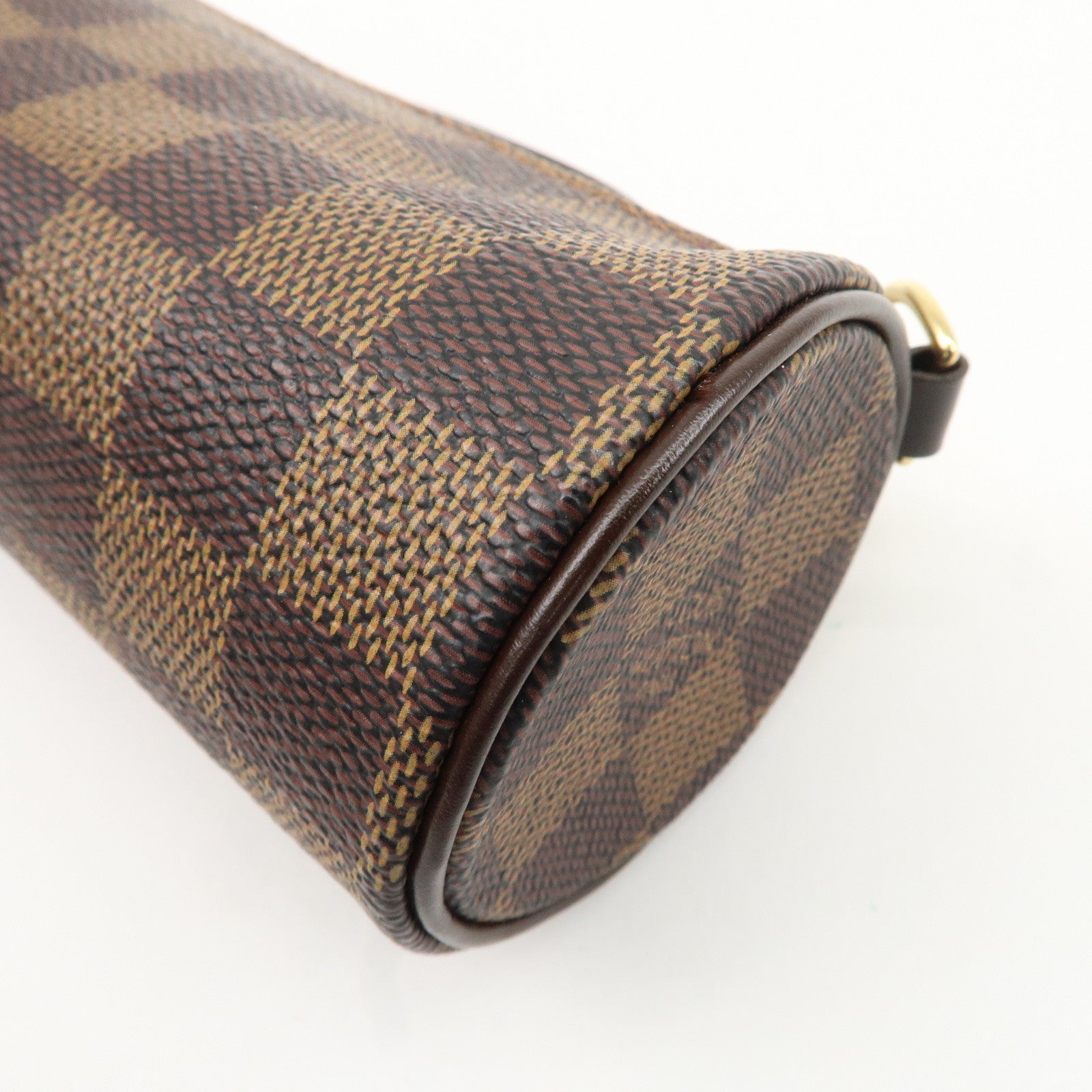 Louis Vuitton Damier Ebene Mini Pouch for Papillon Bag Brown