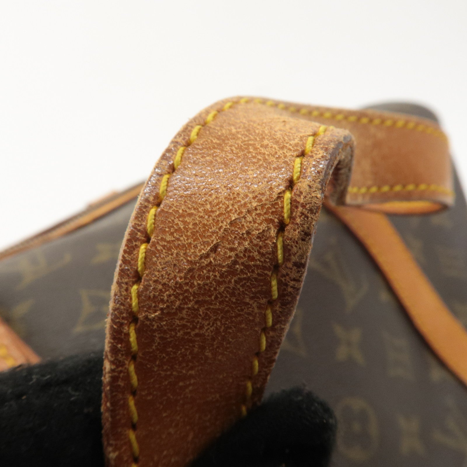 Louis Vuitton Monogram Sac Souple 45 Boston Bag Brown M41624