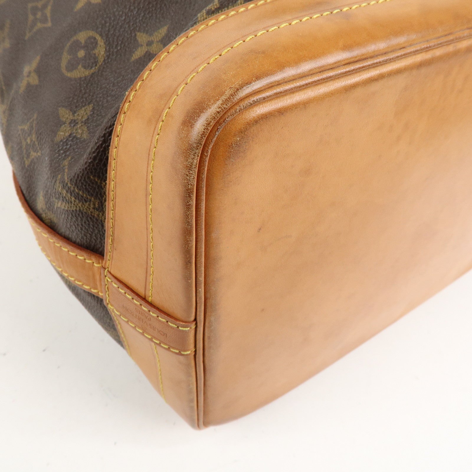 Louis Vuitton Monogram Noe Shoulder Bag Hand Bag Brown M42224