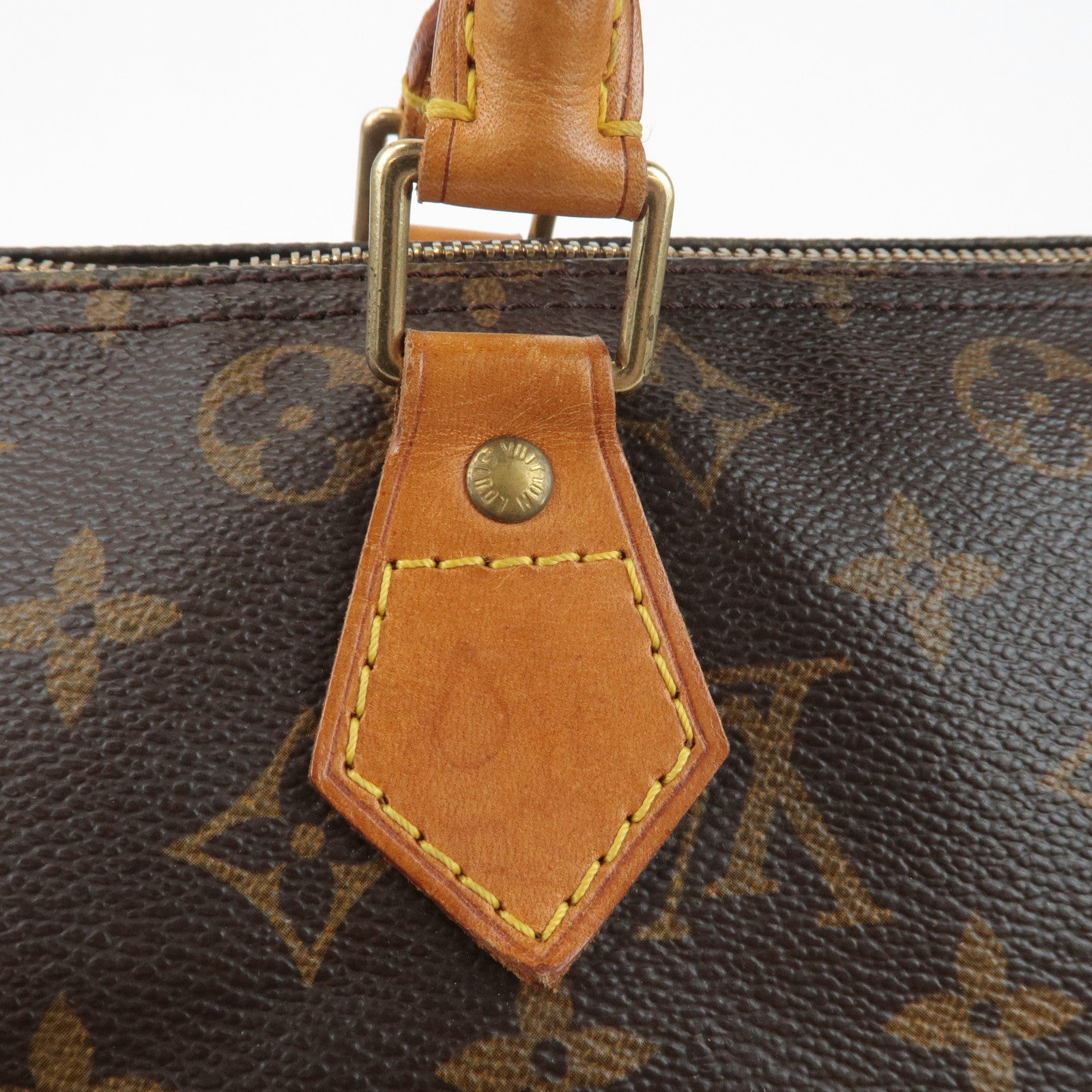 Louis Vuitton Monogram Speedy 30 Hand Bag Boston Bag M41526 Used