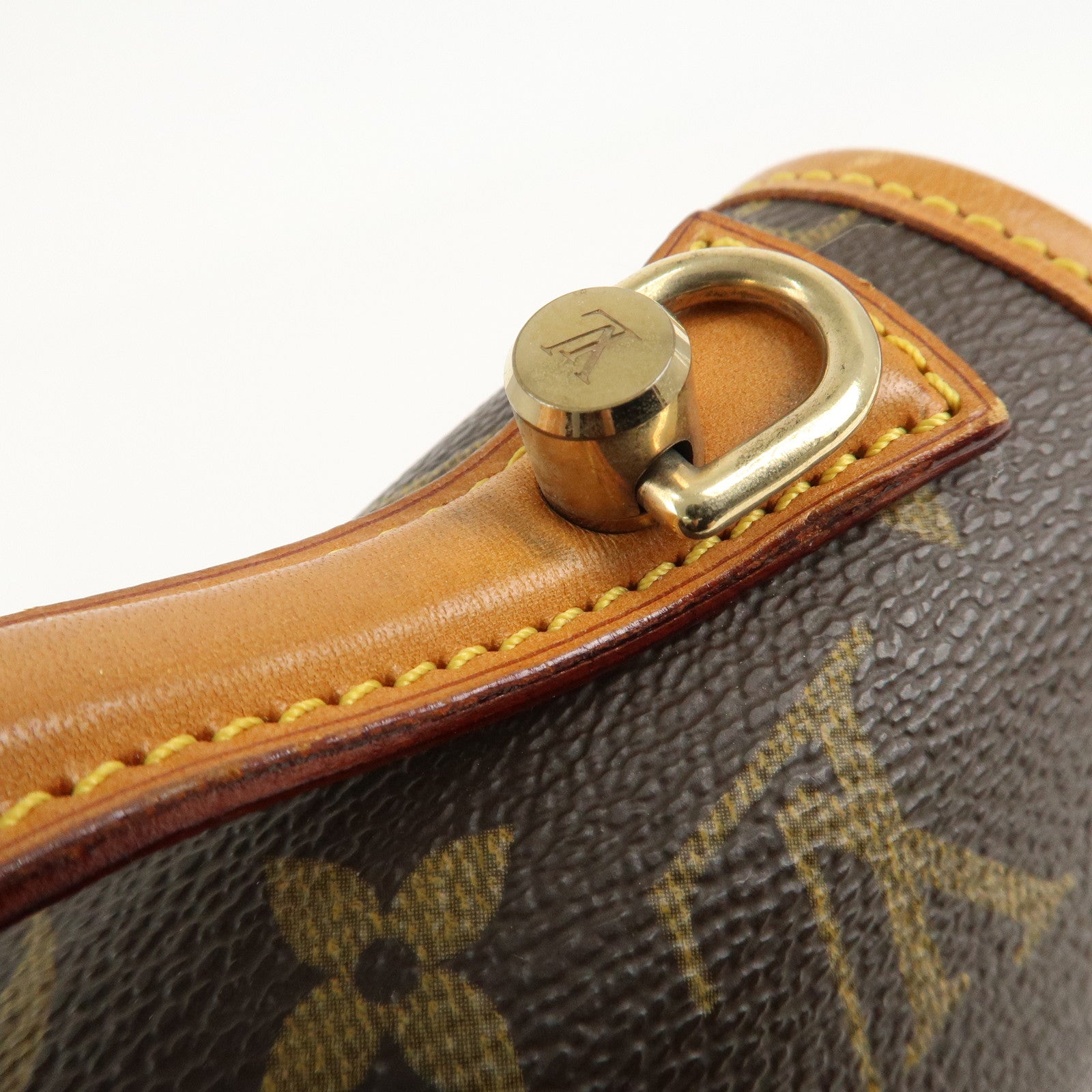 Louis Vuitton Monogram Bel Air Shoulder Bag Brown M51122