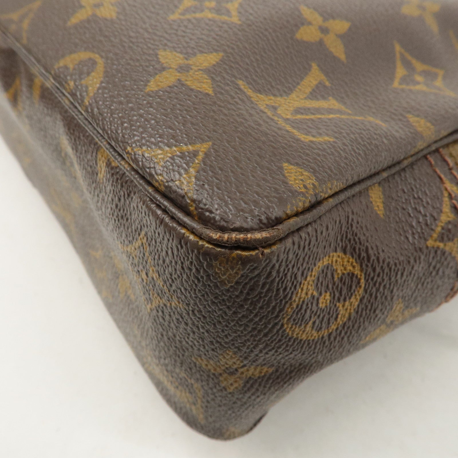 Louis Vuitton Monogram Trousse Toilette 28 Pouch Brown M47522