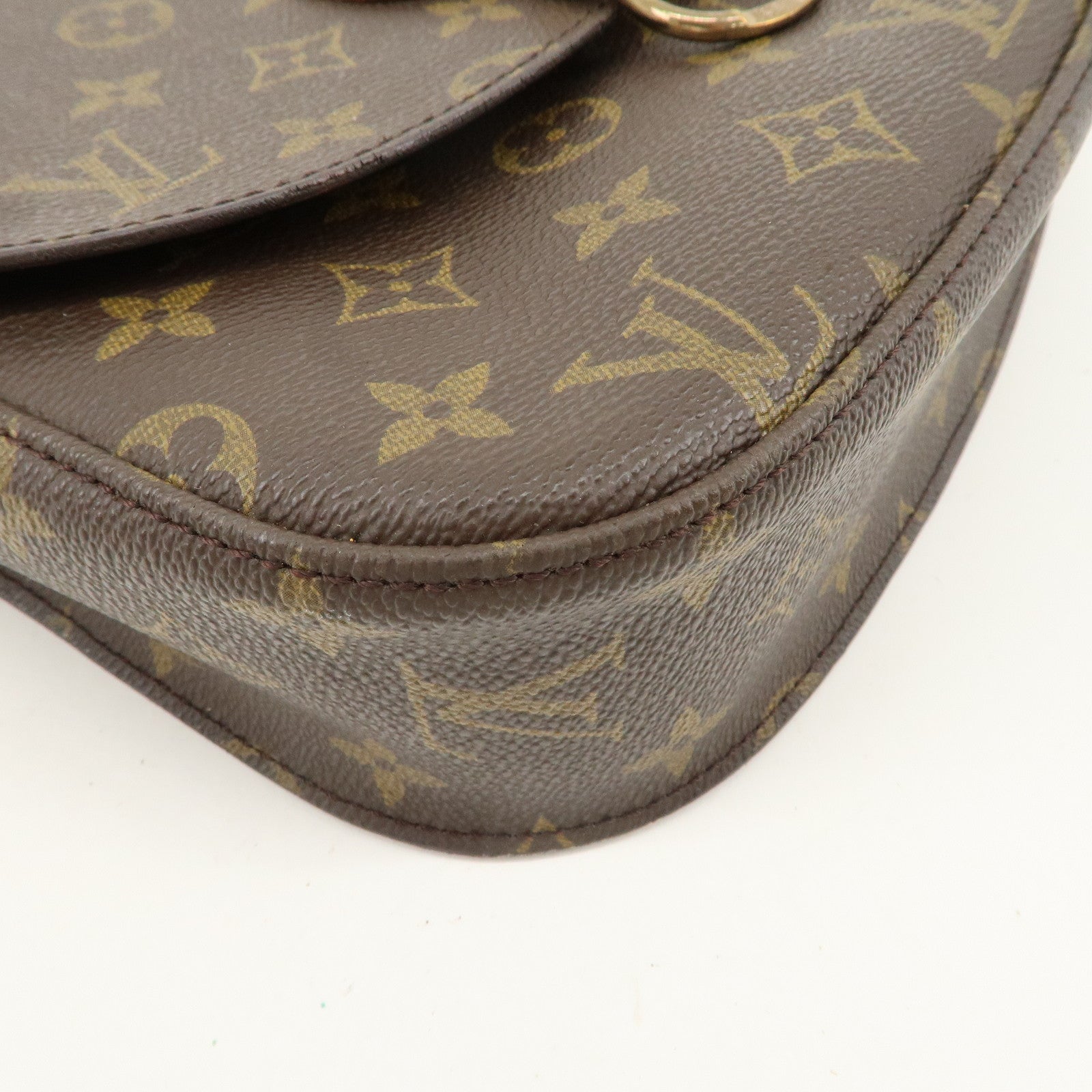 Louis Vuitton Monogram Saint Cloud GM Shoulder Bag Brown M51242