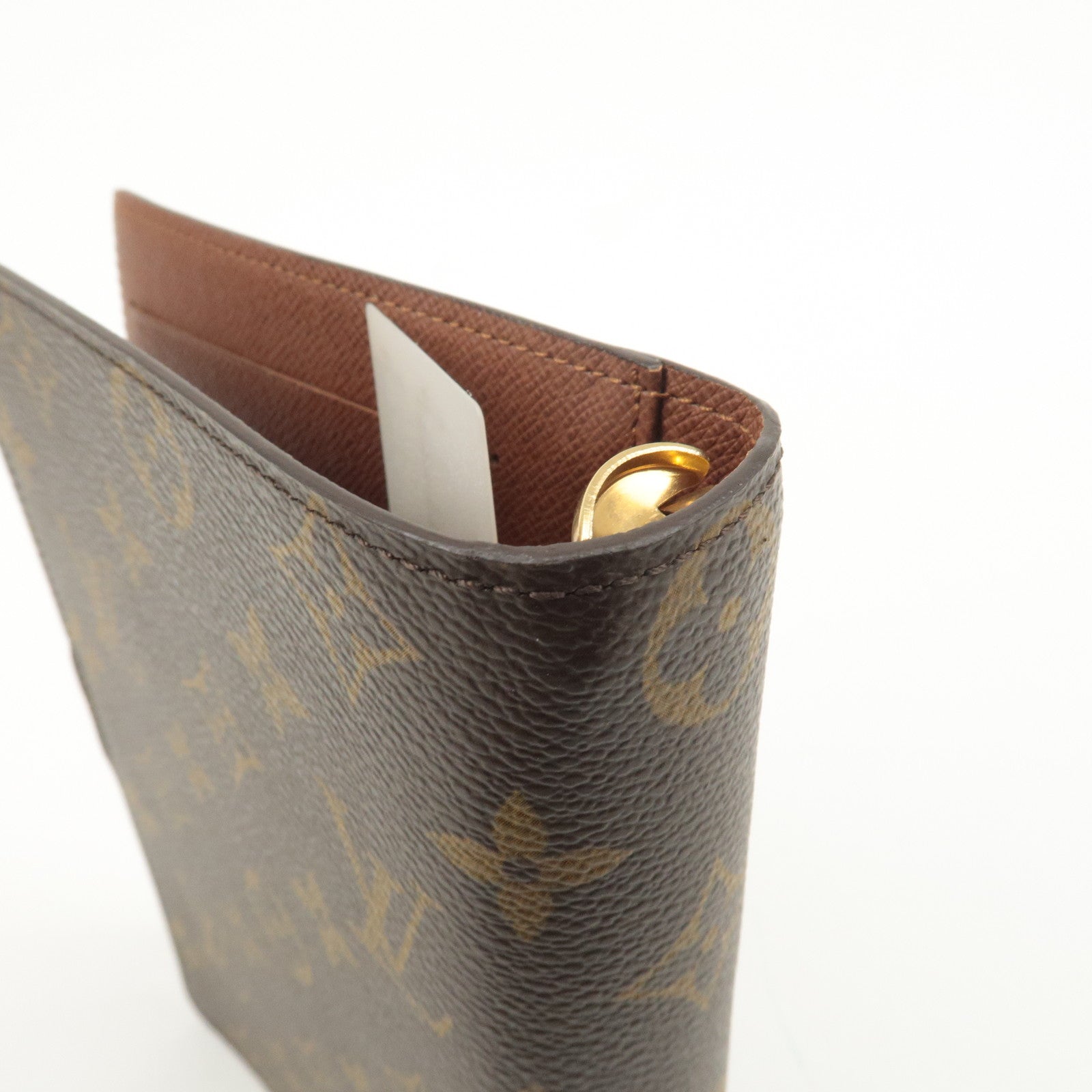 Louis Vuitton Monogram Agenda MM Planner Cover Brown R20105