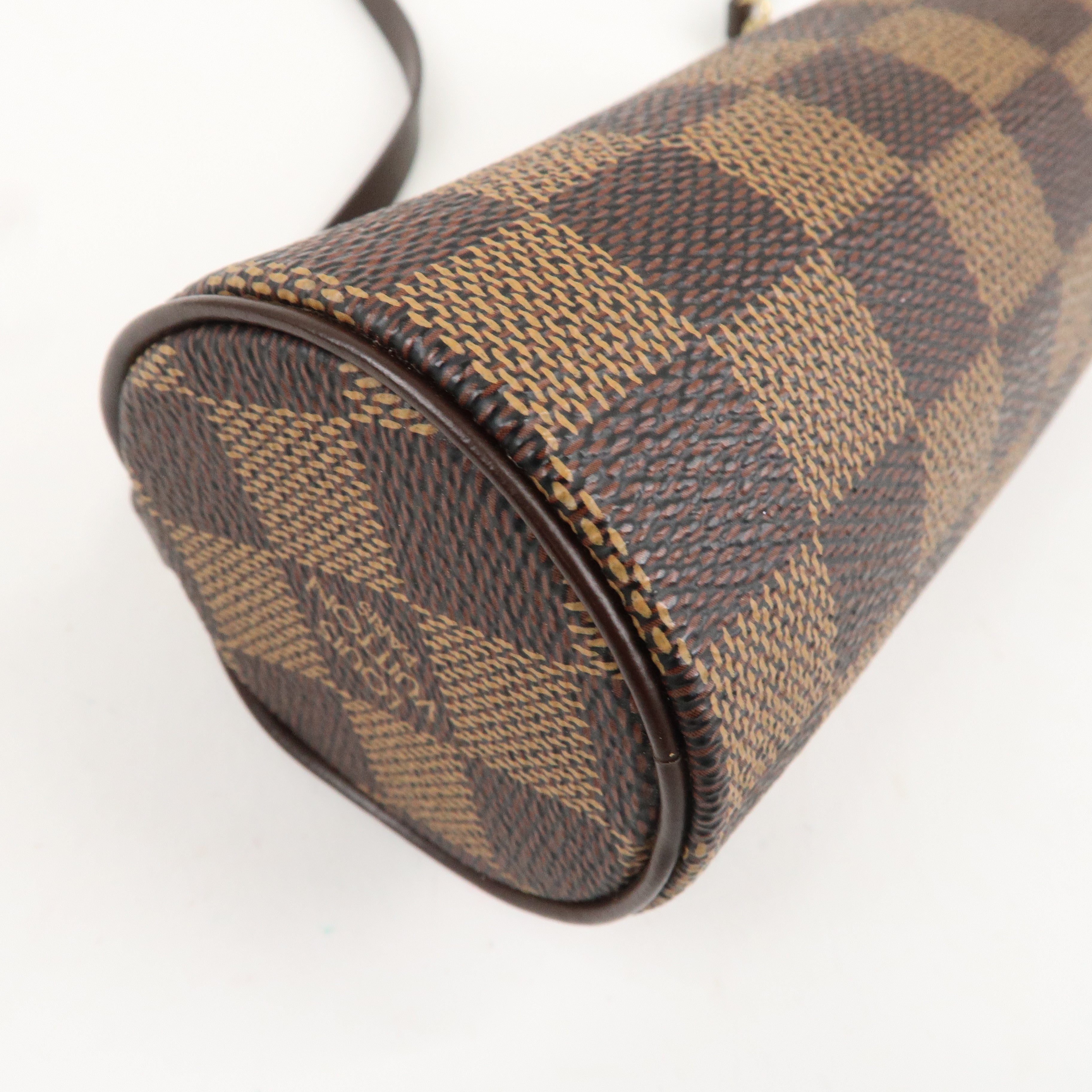 Louis Vuitton Damier Mini Pouch For Papillon Bag Brown