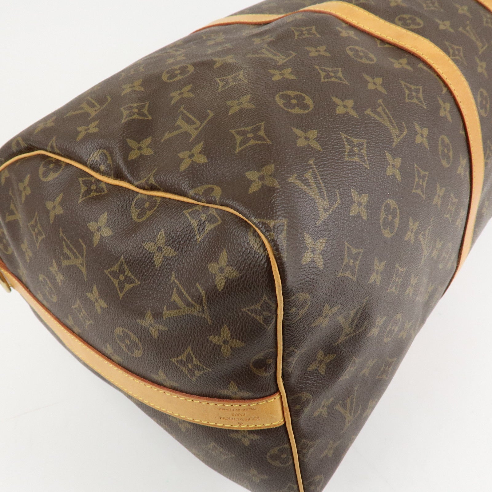 Louis Vuitton Monogram Keep All Bandouliere 55 Boston Bag M41414 Used