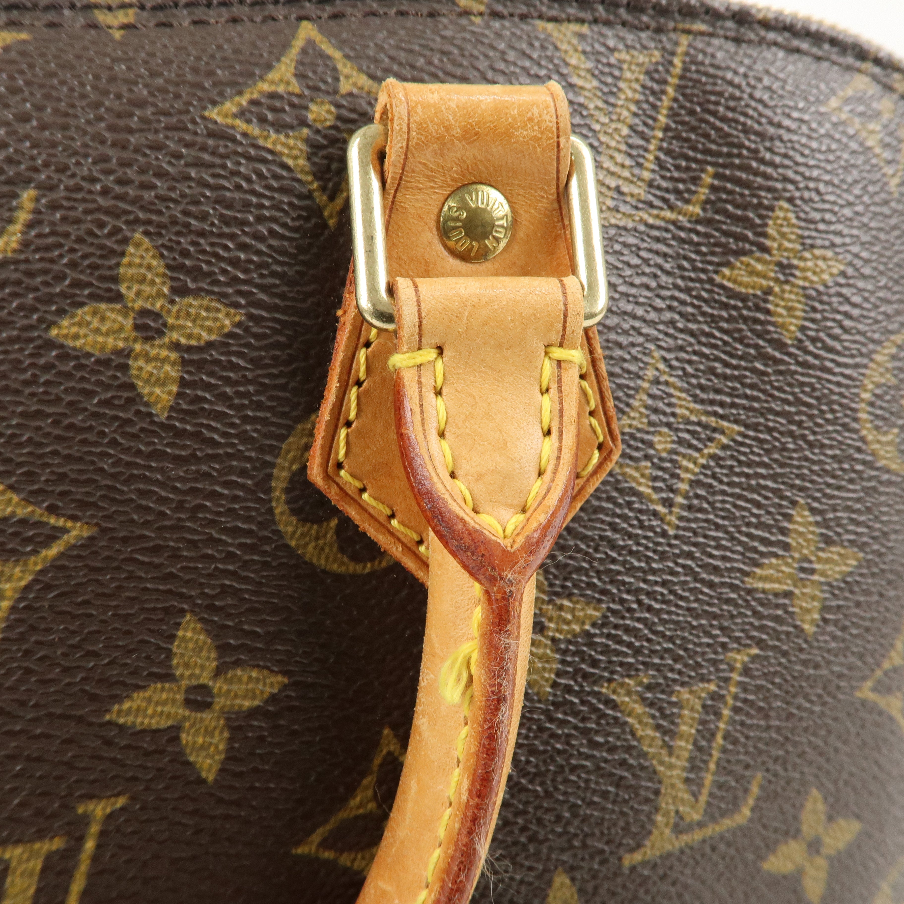 Louis Vuitton Monogram Alma Hand Bag Brown M51130