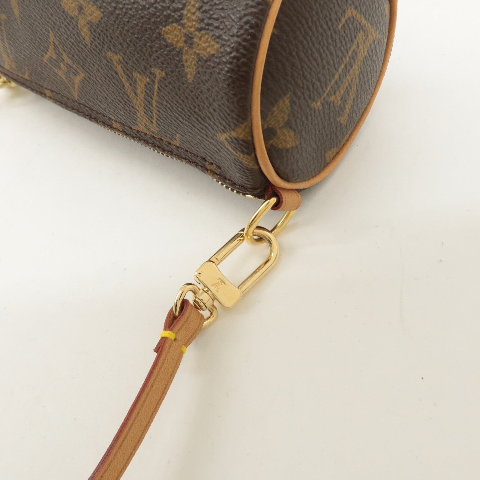 Louis Vuitton Monogram Mini Pouch for Papillon Hand Bag Brown