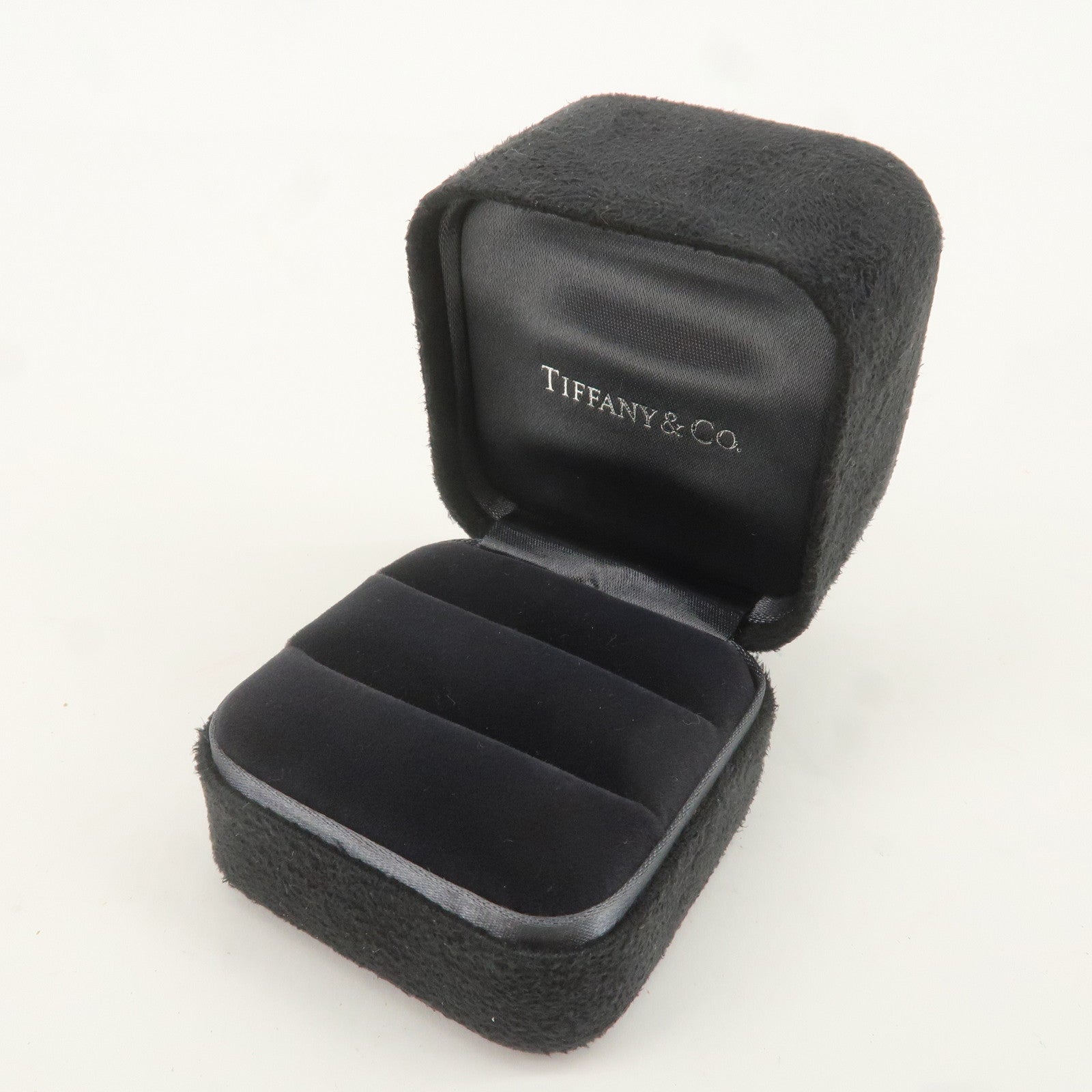 Tiffany&Co. Set of 6 Jewelry Box For Ring Display Box Black