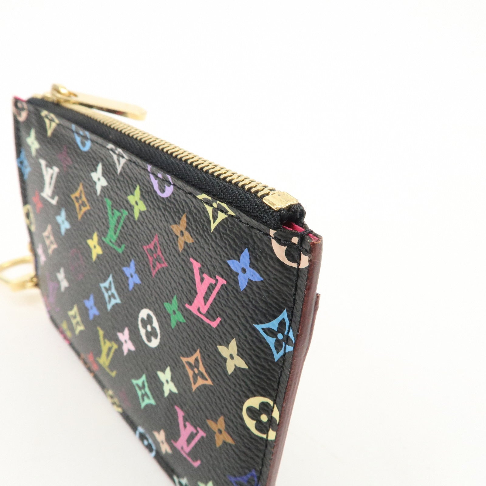 Louis Vuitton Monogram Multicolor Pochette Cles Coin Case M93735 Used