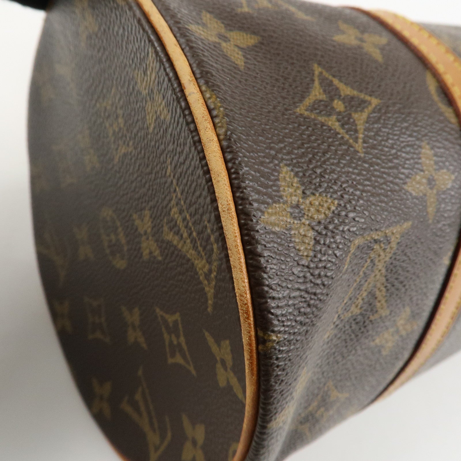 Louis Vuitton Monogram Papillon 30 Hand Bag Brown M51385 Used