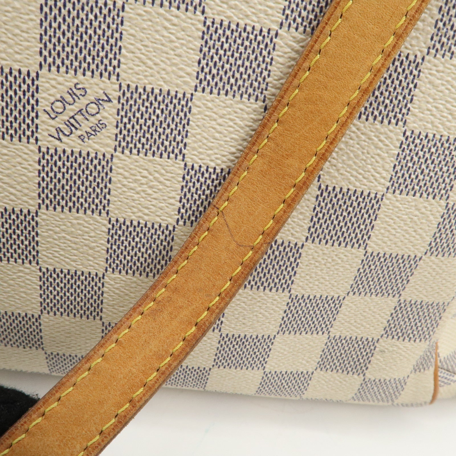 Louis Vuitton Damier Azur Totally MM Tote Bag N51262 Used