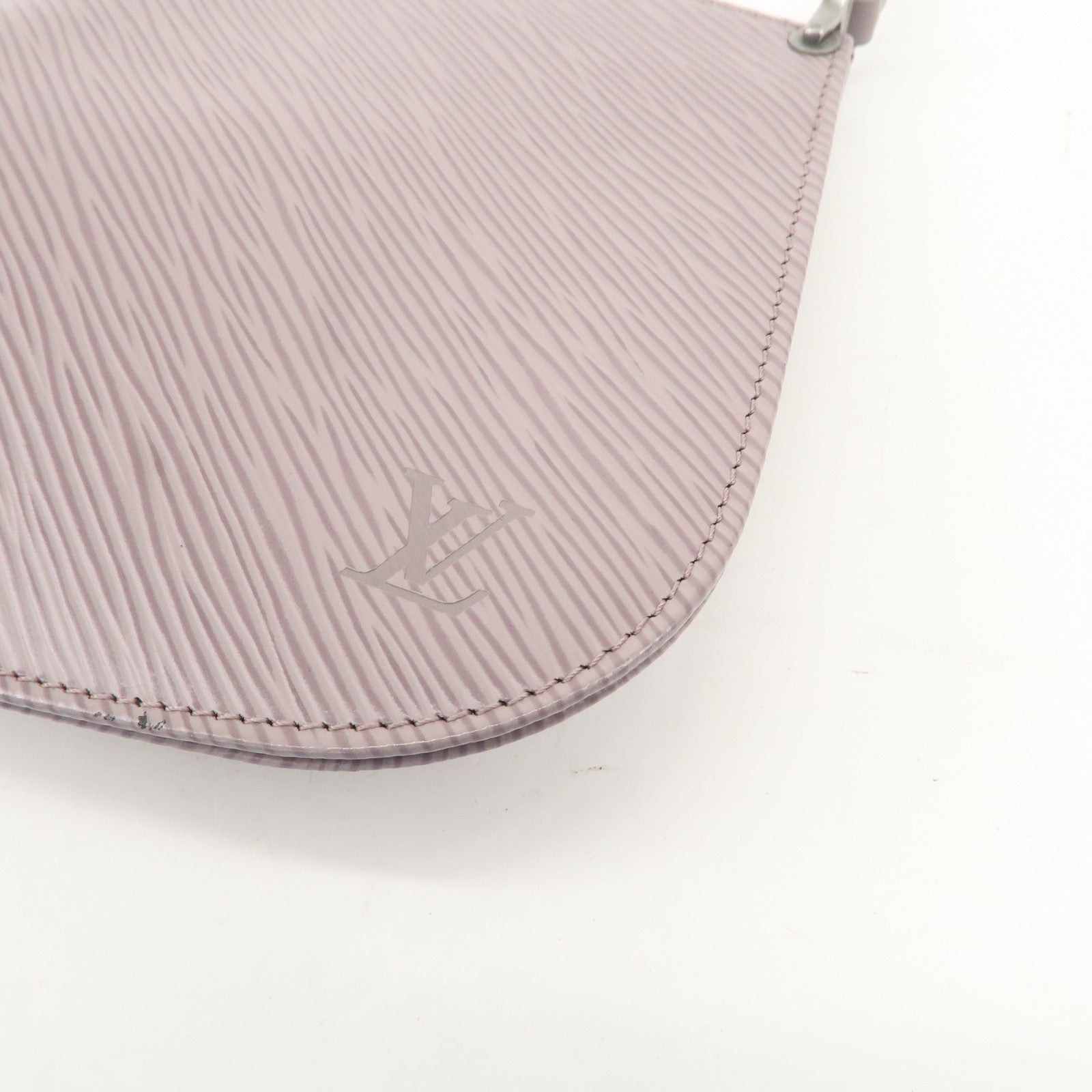 Louis Vuitton Epi Pochette Demilune Shoulder Bag Lilac M5262B Used