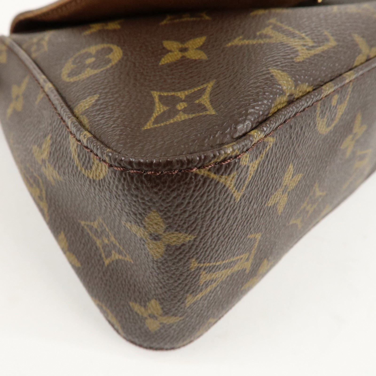 Louis Vuitton Monogram Mini Looping Shoulder Bag Hand Bag M51147 Used