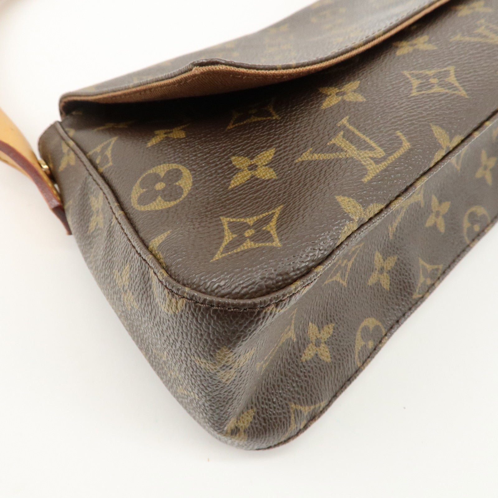 Louis Vuitton Monogram Mini Looping Shoulder Bag Hand Bag M51147 Used