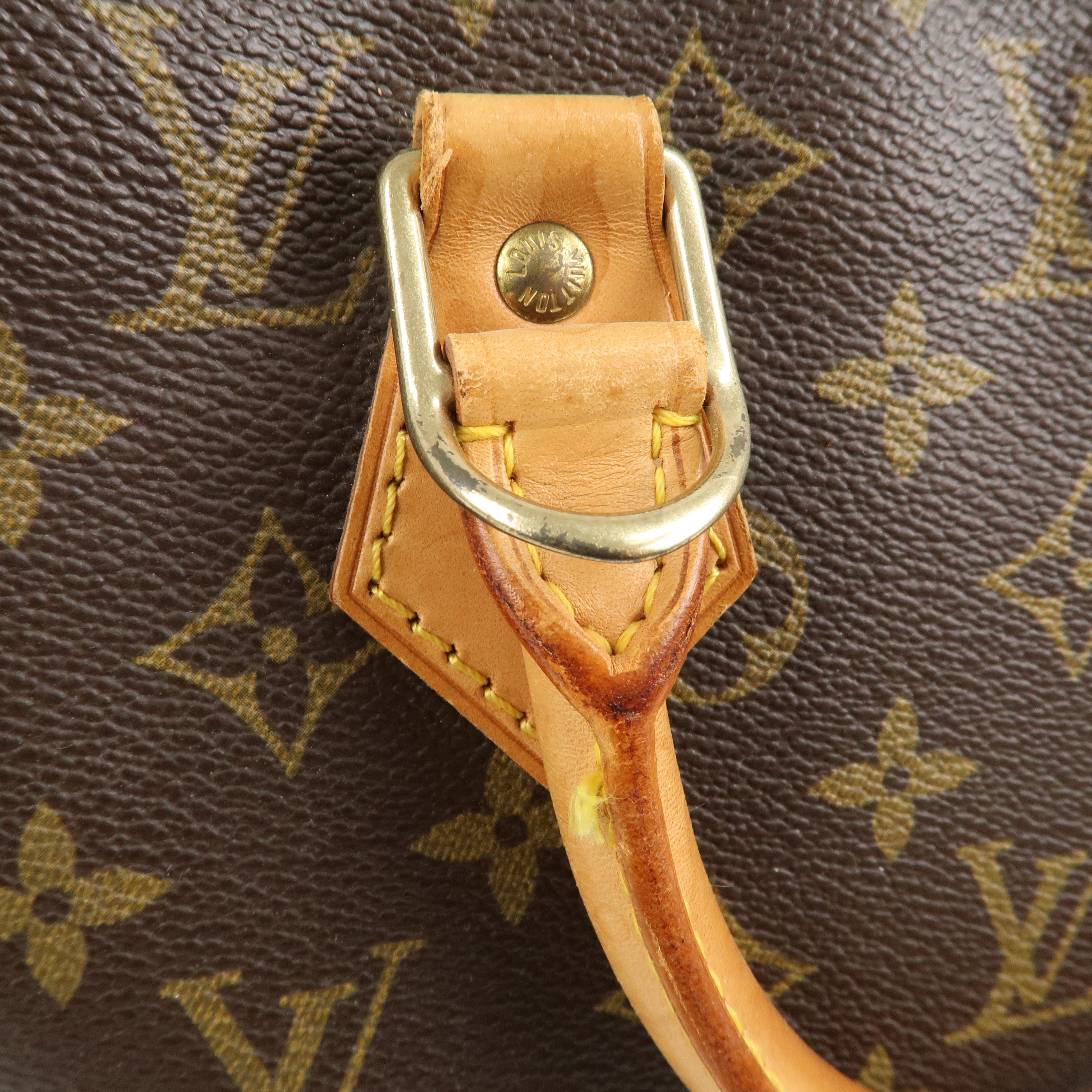 Louis Vuitton Monogram Alma Hand Bag Brown M51130