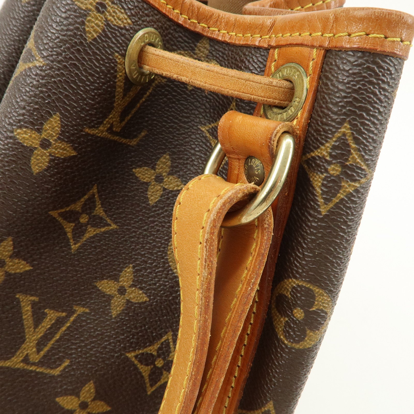 Louis Vuitton Monogram Petit Noe Shoulder Bag Brown M40818