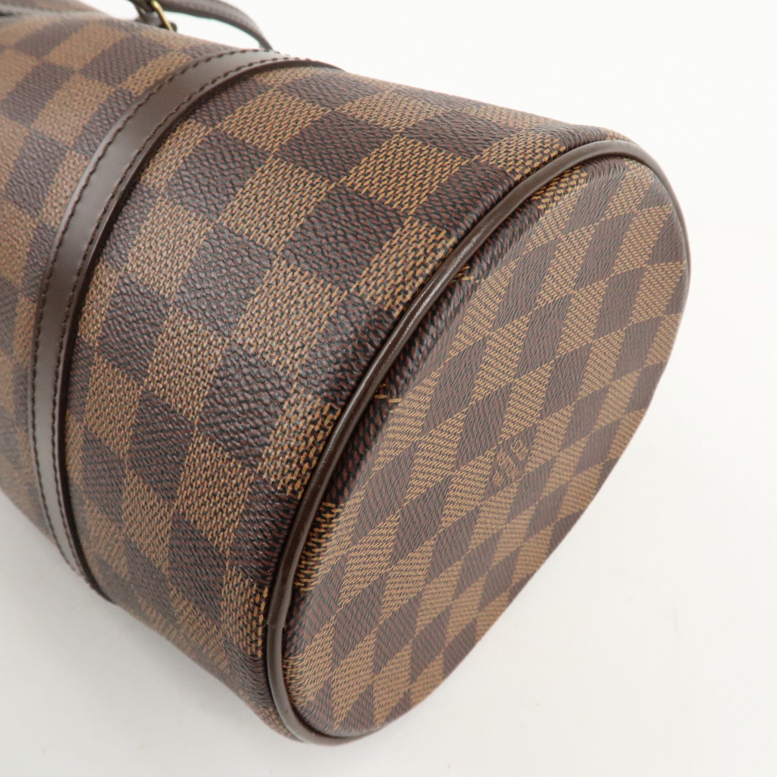 Louis Vuitton Damier Papillon 30 Hand Bag Pouch Brown N51303 Used