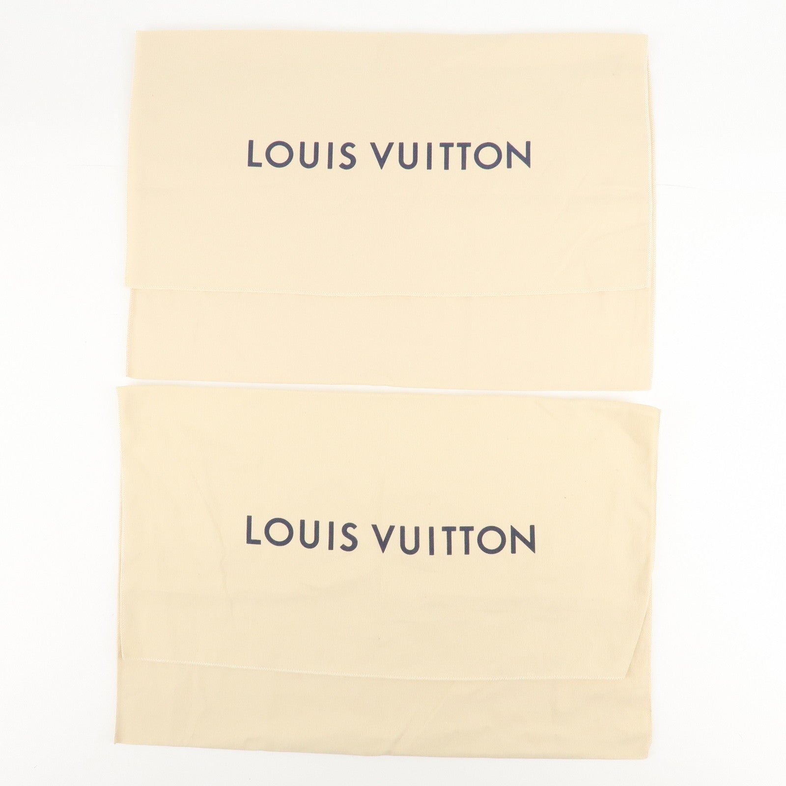 Louis Vuitton Set of 10 Dust Bag Storage Bag Flap New Style Beige Used