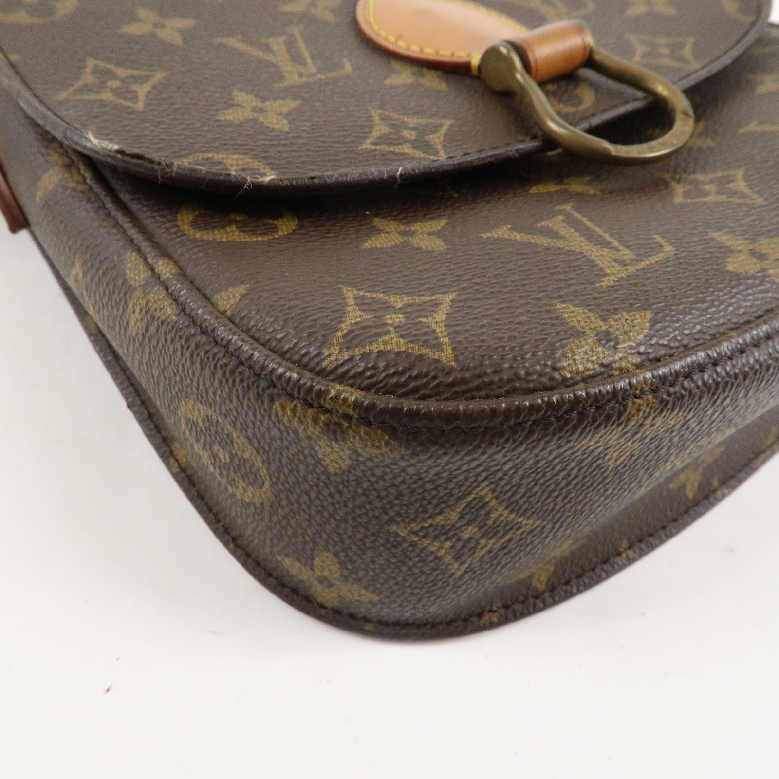 Louis Vuitton Monogram Saint Cloud MM Shoulder Bag Brown M51243