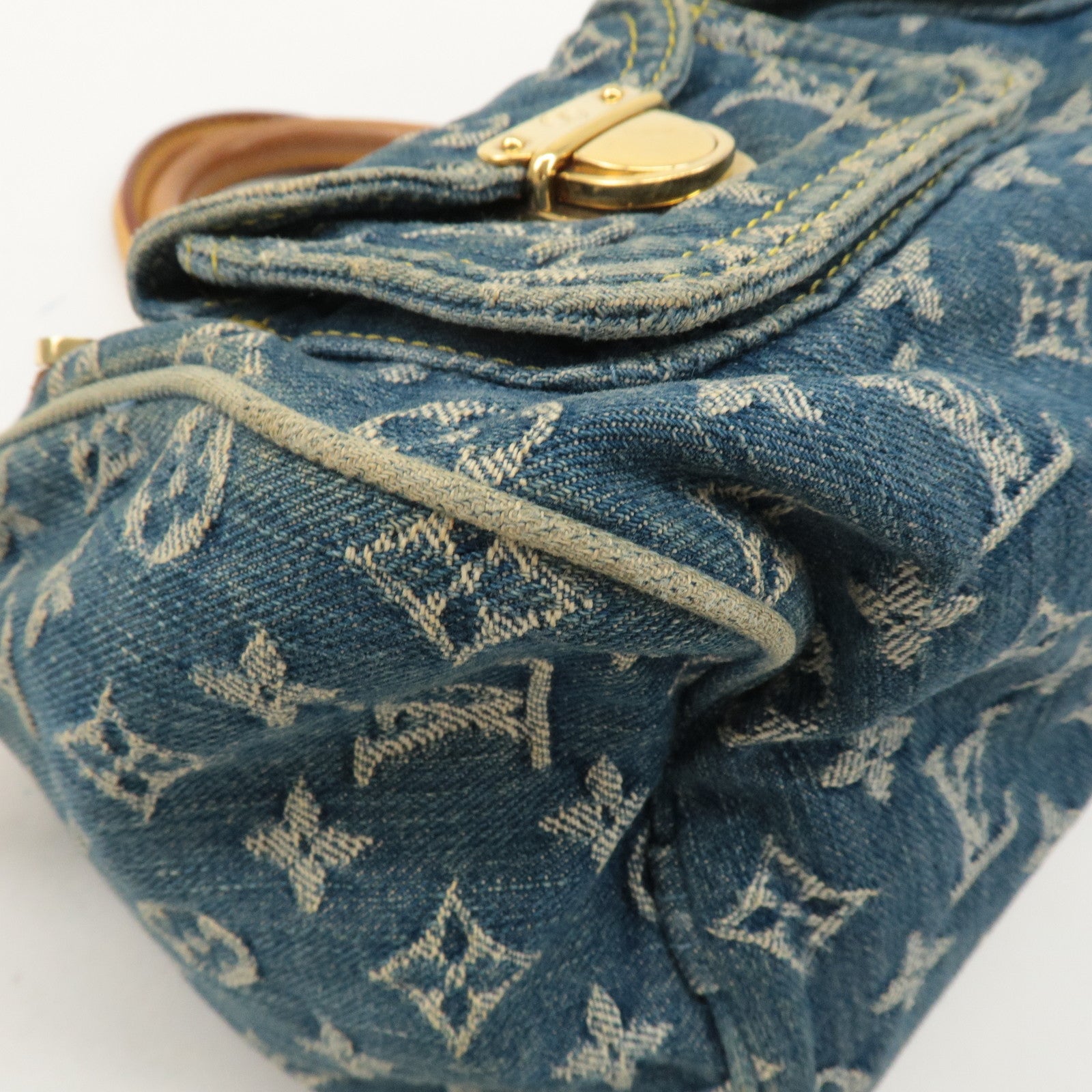 Louis Vuitton Monogram Denim Neo Speedy Boston Bag Blue M95019