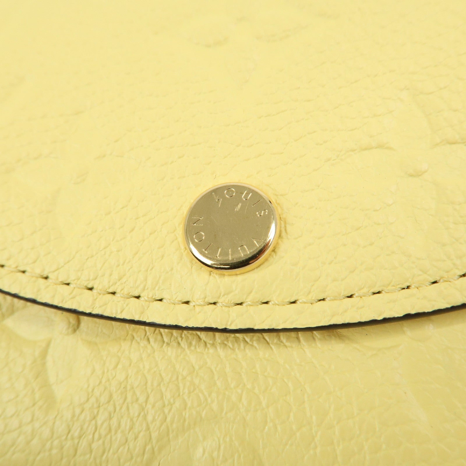 Louis Vuitton Monogram Empreinte Porte Monnaie Jaune M81974 Used