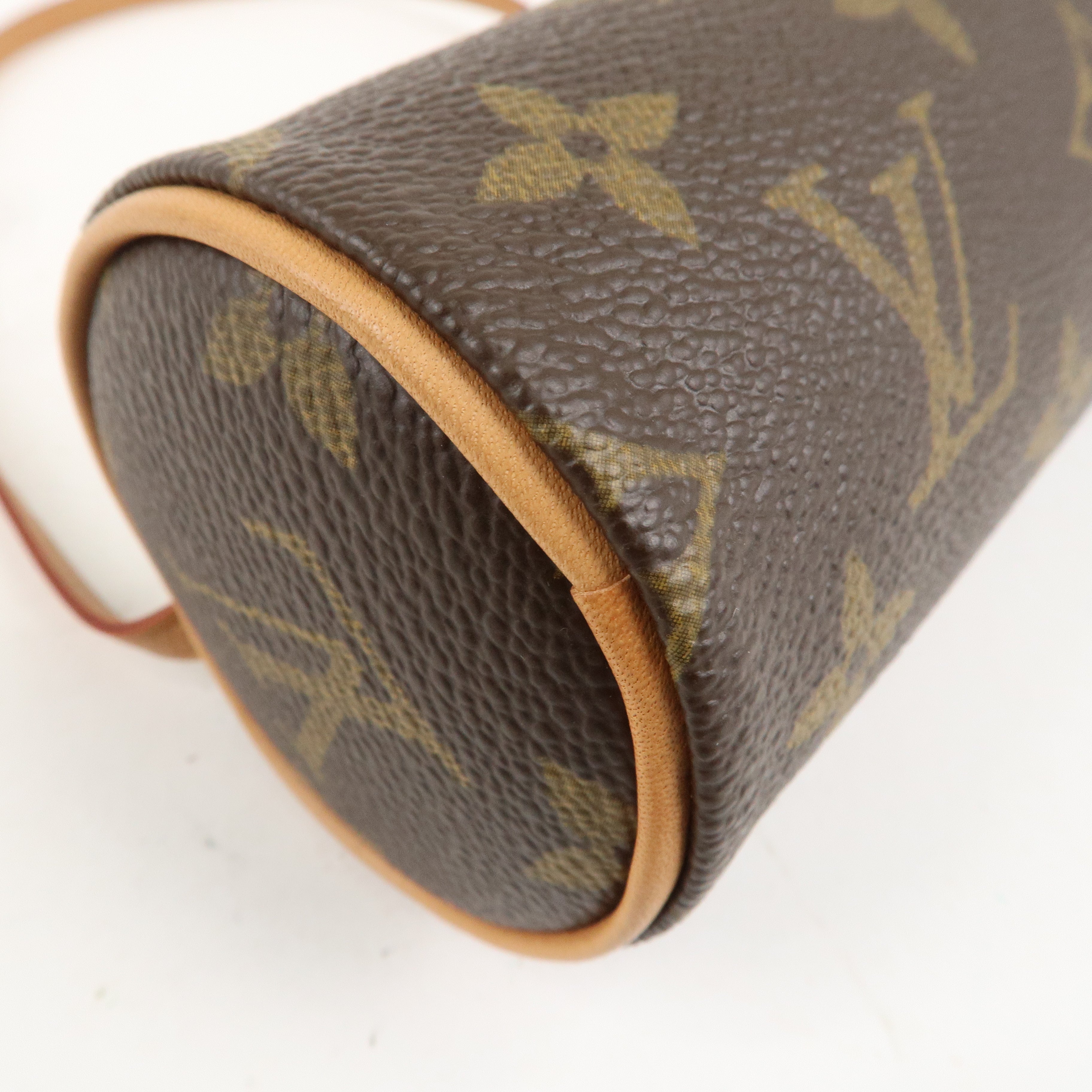 Louis Vuitton Monogram Mini Pouch for Papillon Hand Bag Brown