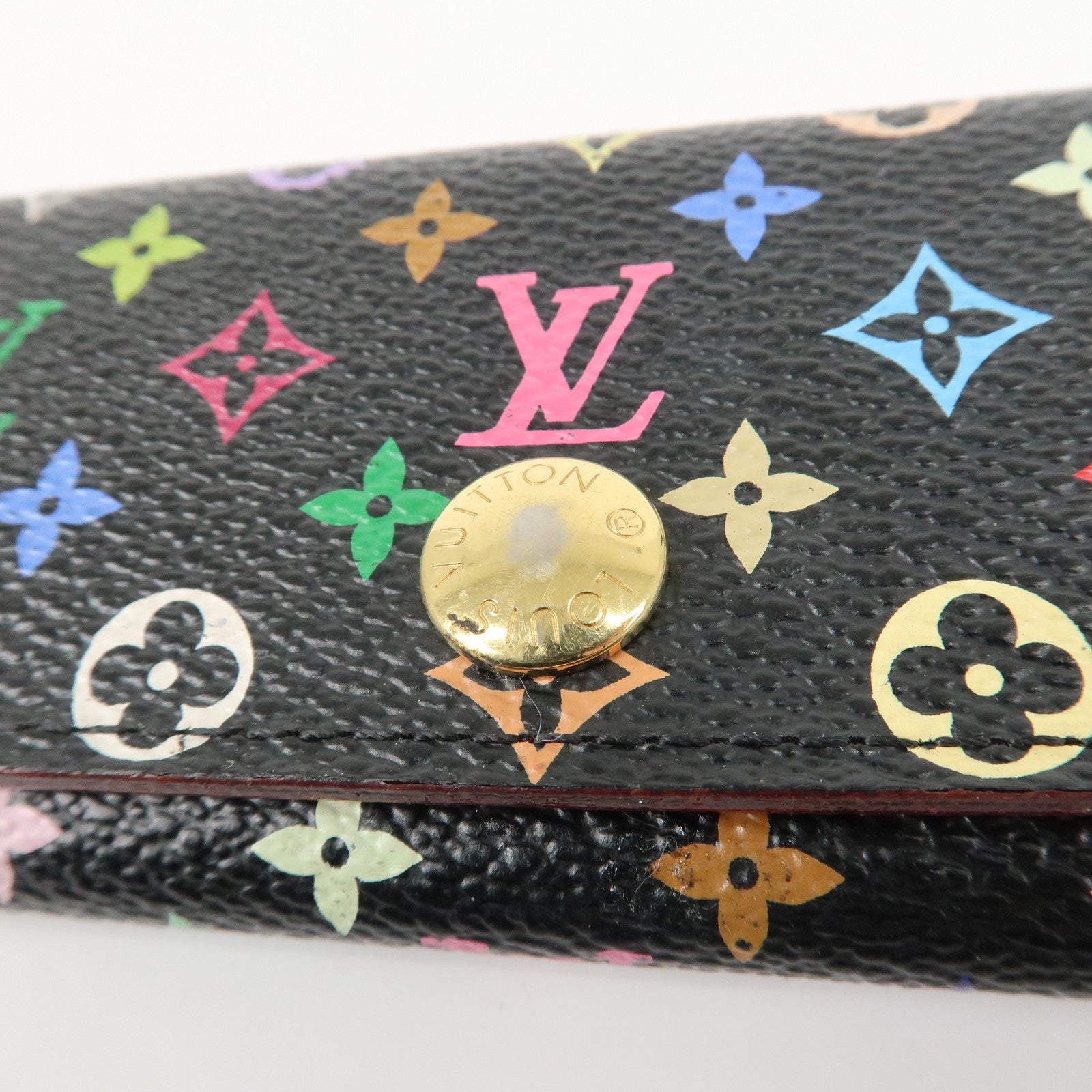 Louis Vuitton Monogram Multicolor Multicles 4 Key Case Noir M93732