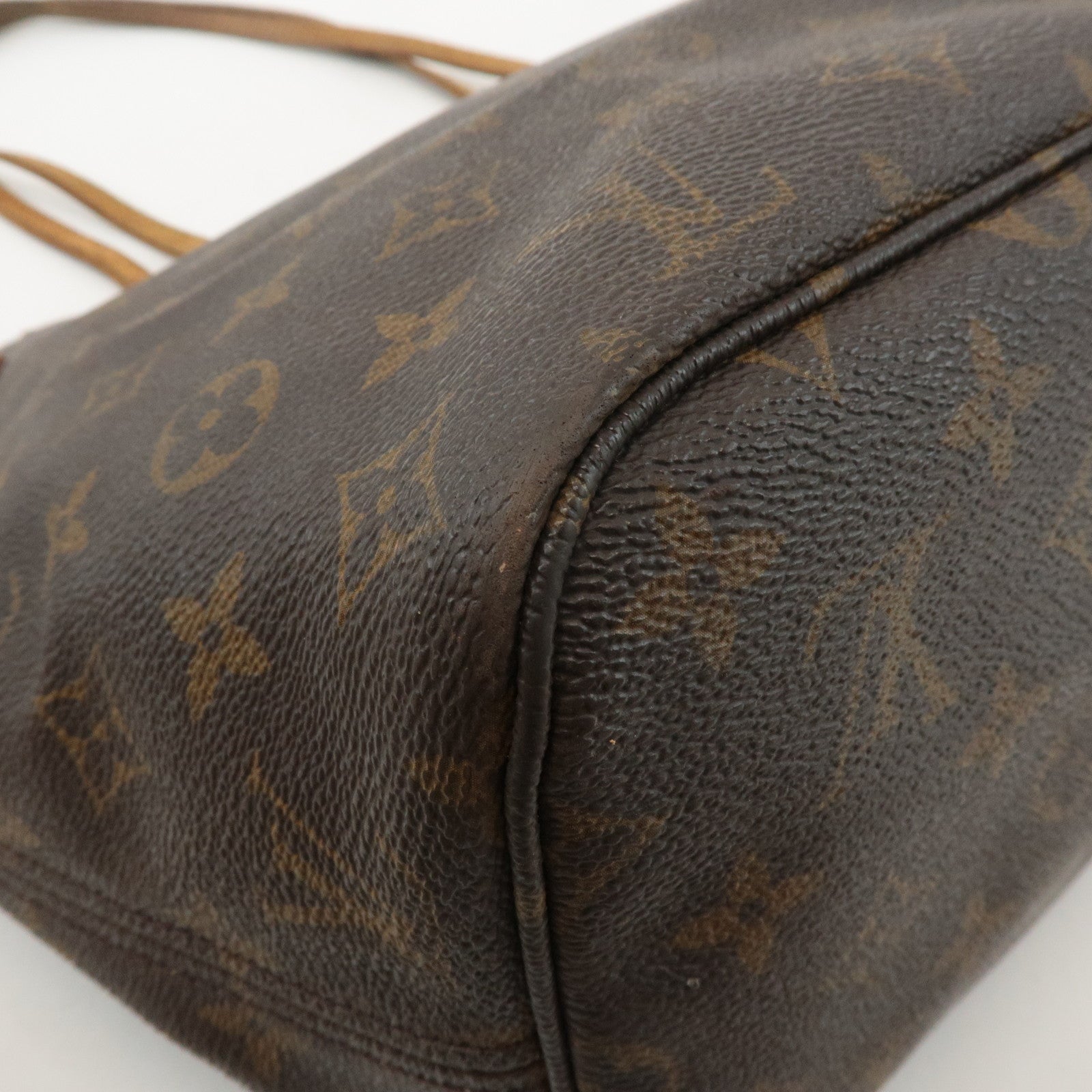 Louis Vuitton Monogram Neverfull MM Tote Bag Brown M40156