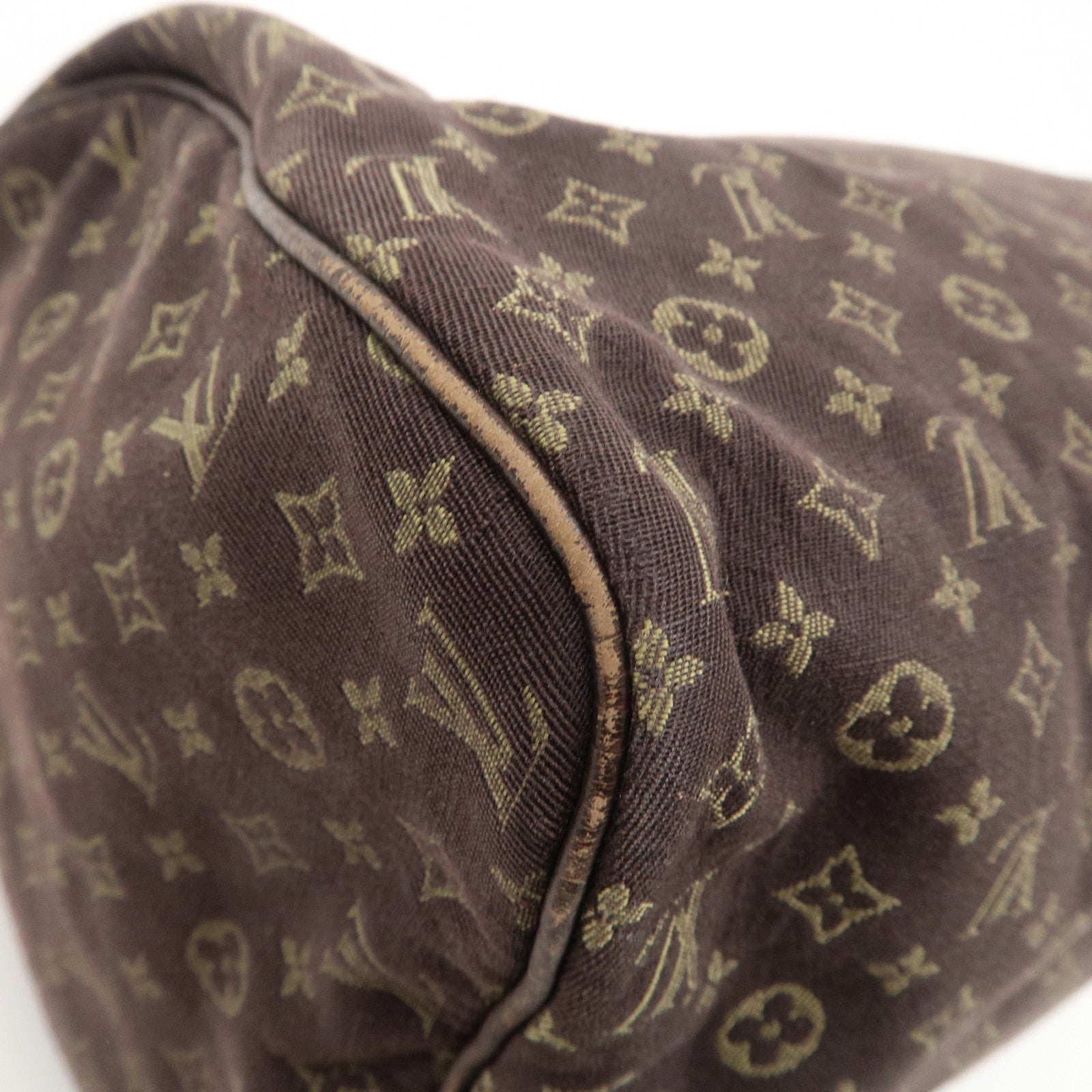 Louis Vuitton Monogram Mini Lin Speedy 30 Boston Bag Ebene M95224 Used