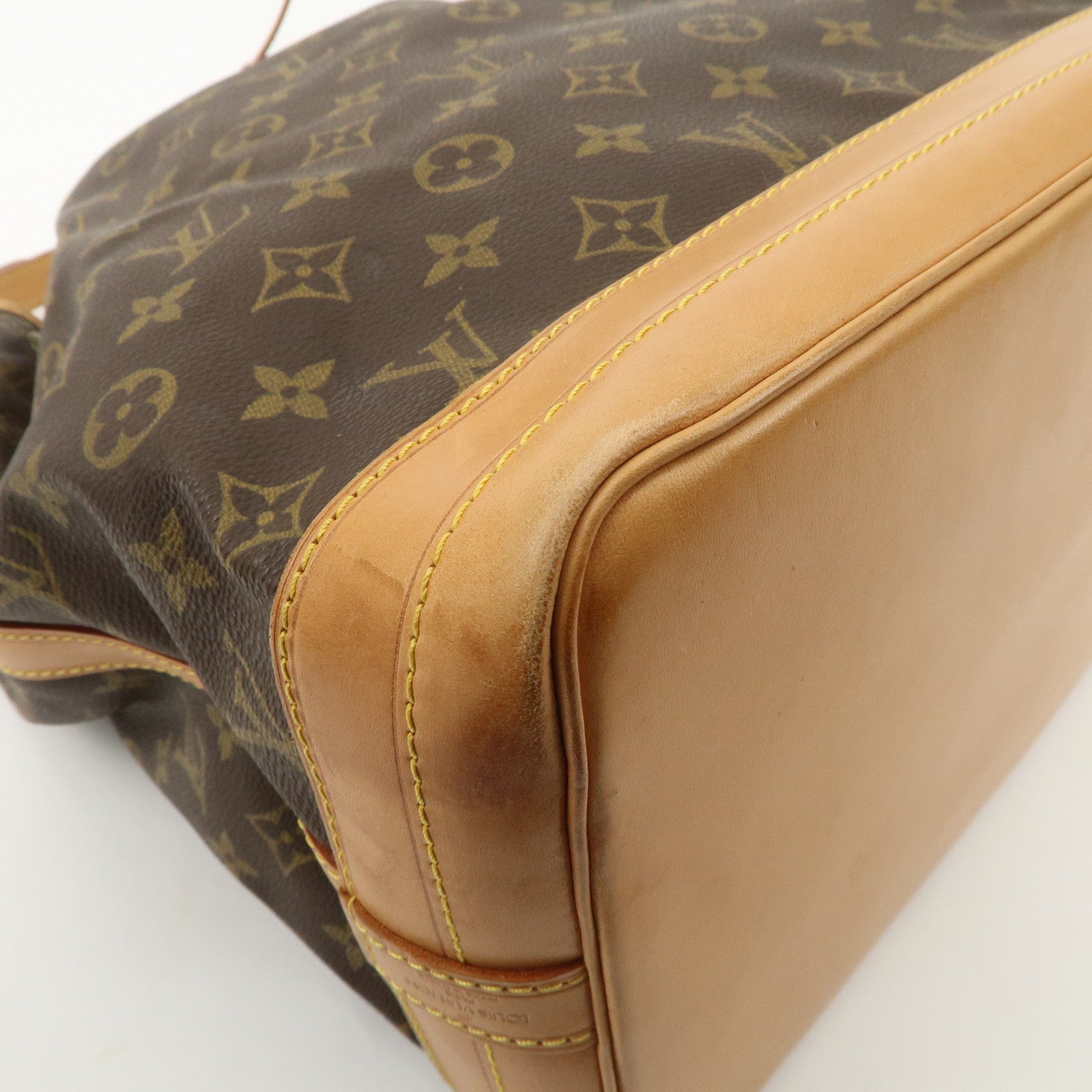 Louis Vuitton Monogram Noe Shoulder Bag Hand Bag Brown M42224 Used