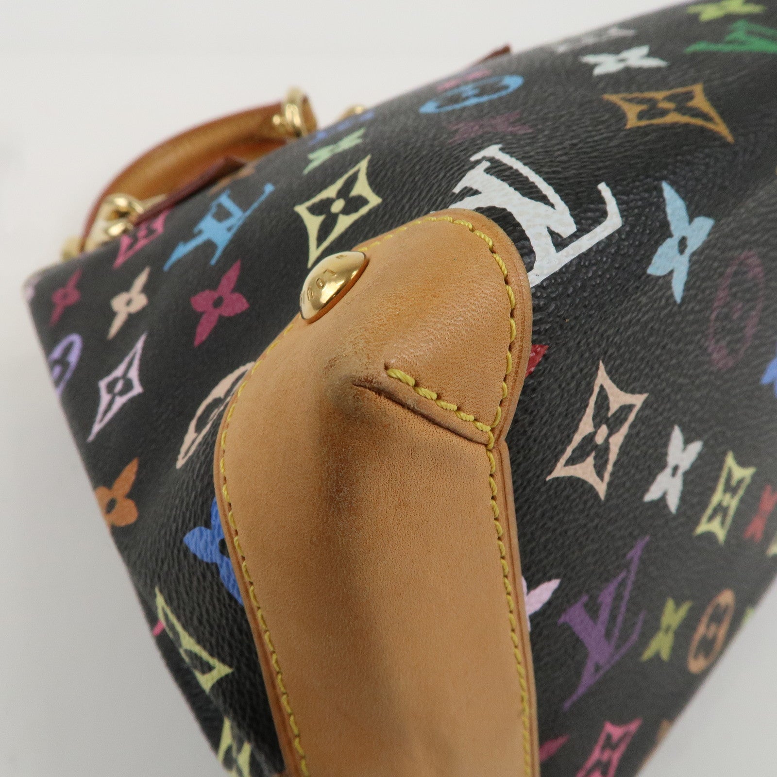 Louis Vuitton Monogram Multicolor Audra Hand Bag Noir M40048