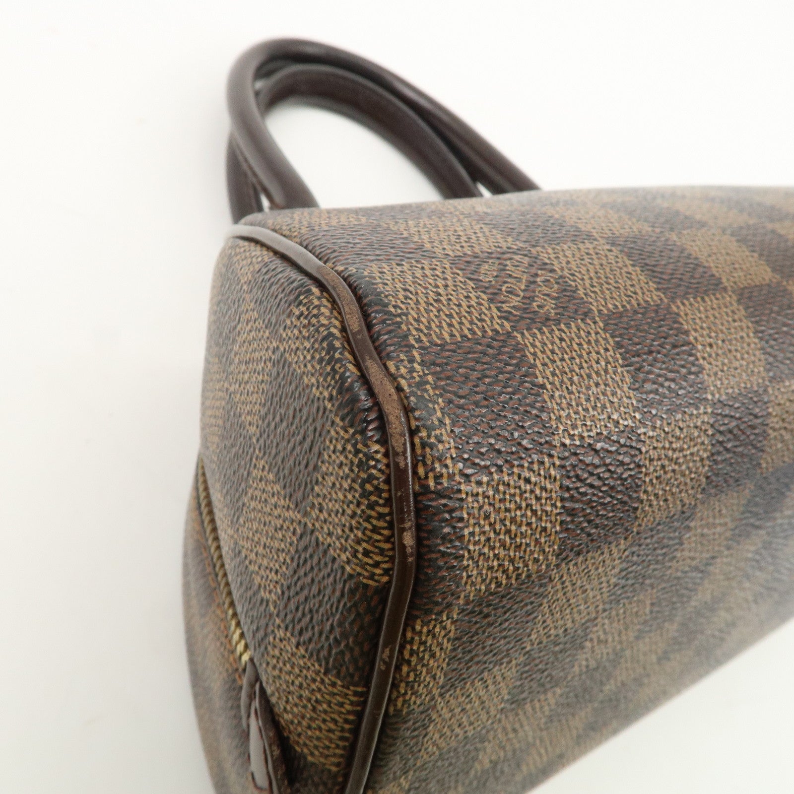 Louis Vuitton Damier Rivera Mini Hand Bag Damier Ebene N41436 Used