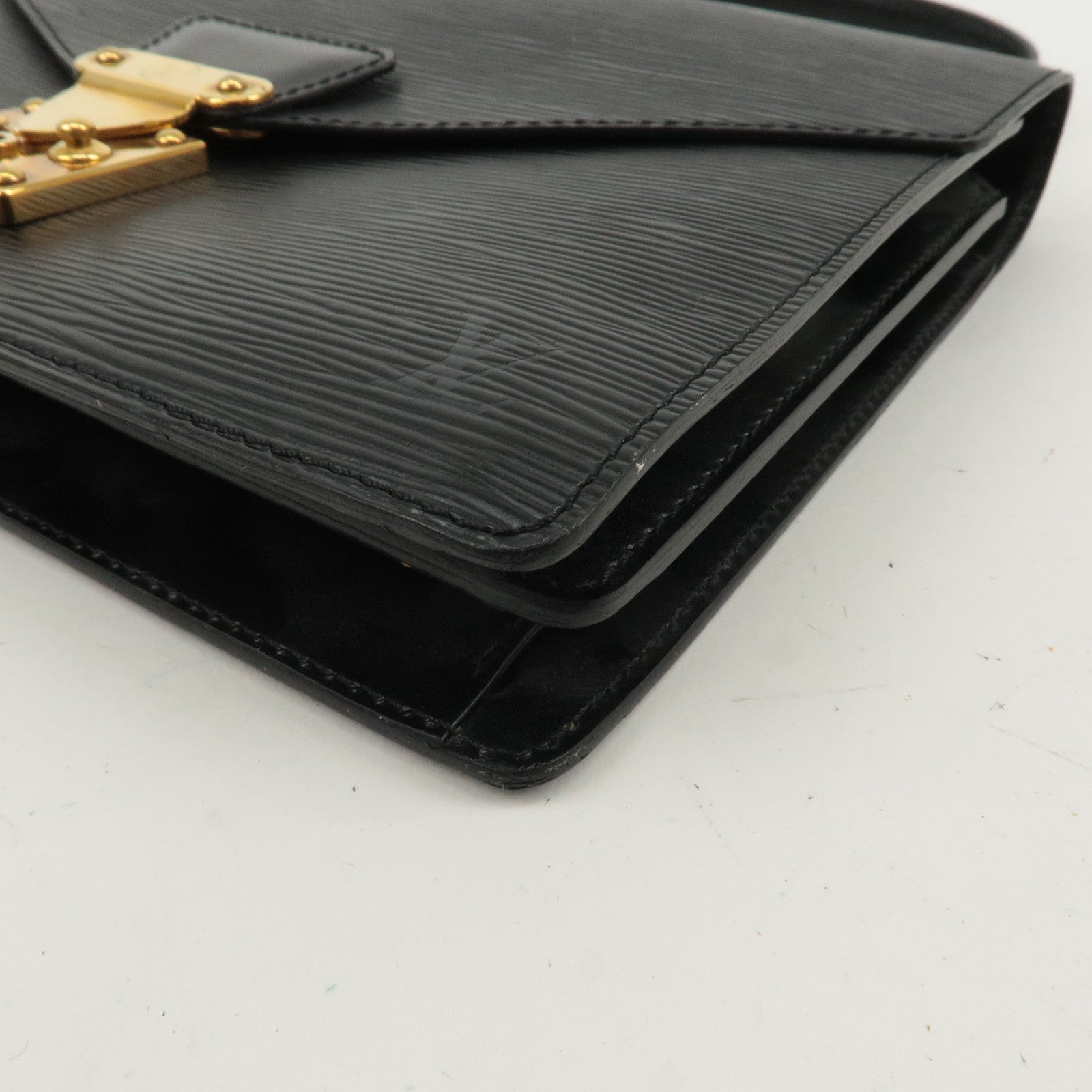 Louis Vuitton Epi Concorde Hand Bag Noir Black M52132