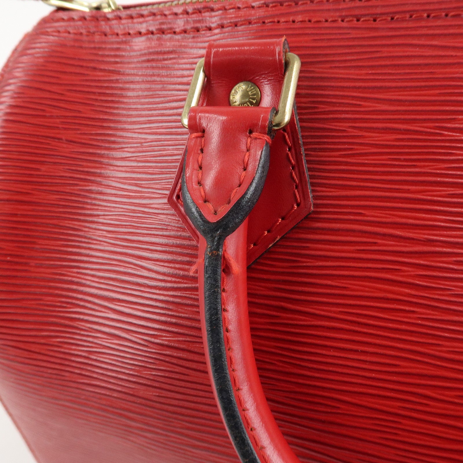 Louis Vuitton Epi Speedy 25 Hand Bag Castilian Red M43017