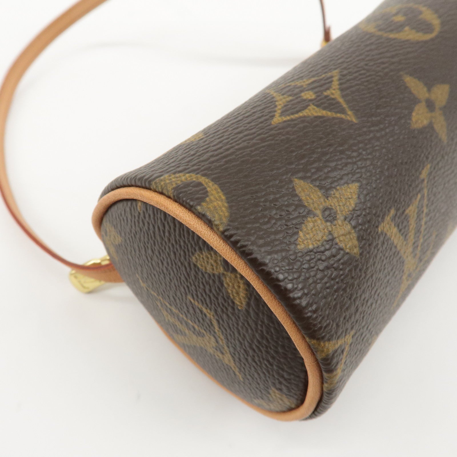 Louis Vuitton Monogram Mini Pouch for Papillon Bag Brown Used