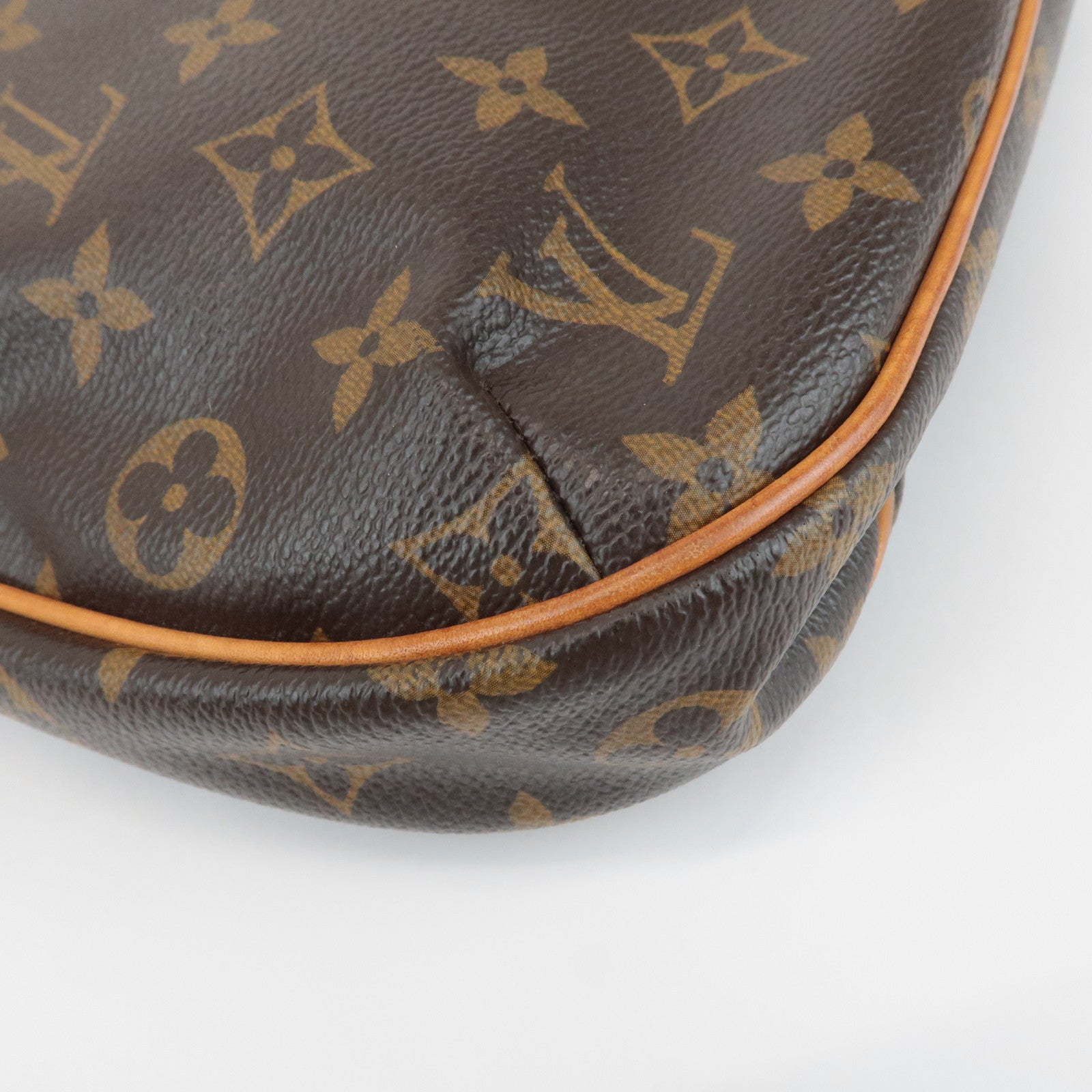 Louis Vuitton Monogram Odeon PM Shoulder Bag Brown M56390 Used