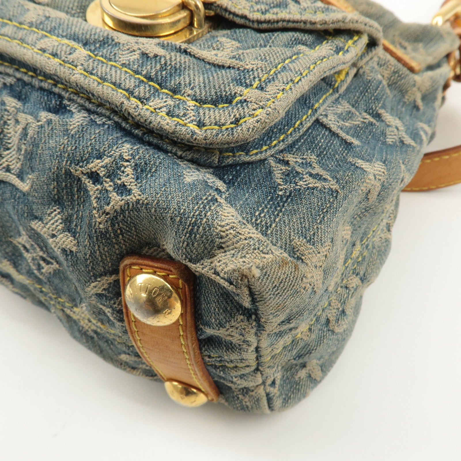 Louis Vuitton Monogram Denim Baggy PM 2Way Shoulder Bag M95049