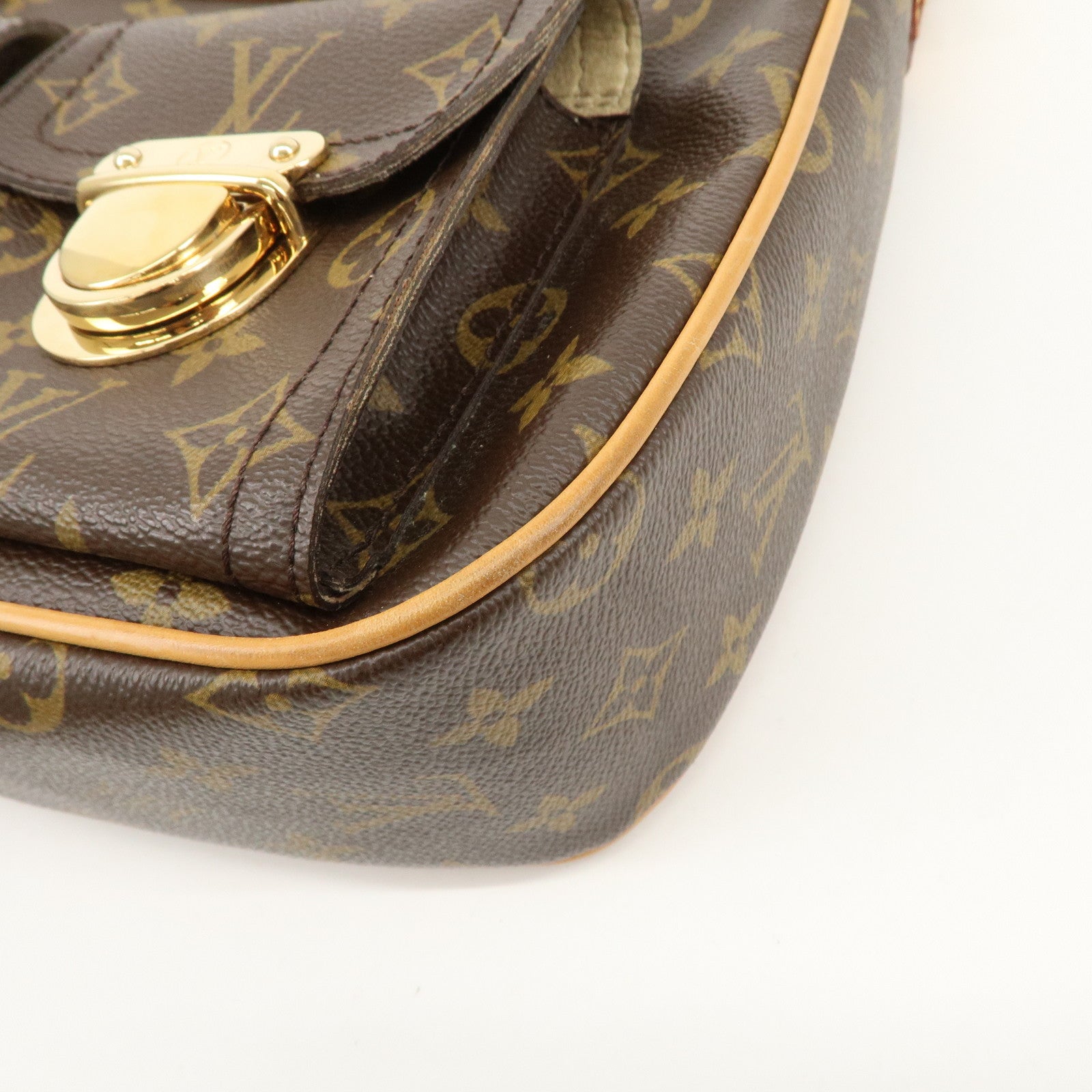 Louis Vuitton Monogram Hudson GM Shoulder Bag Hand Bag M40045