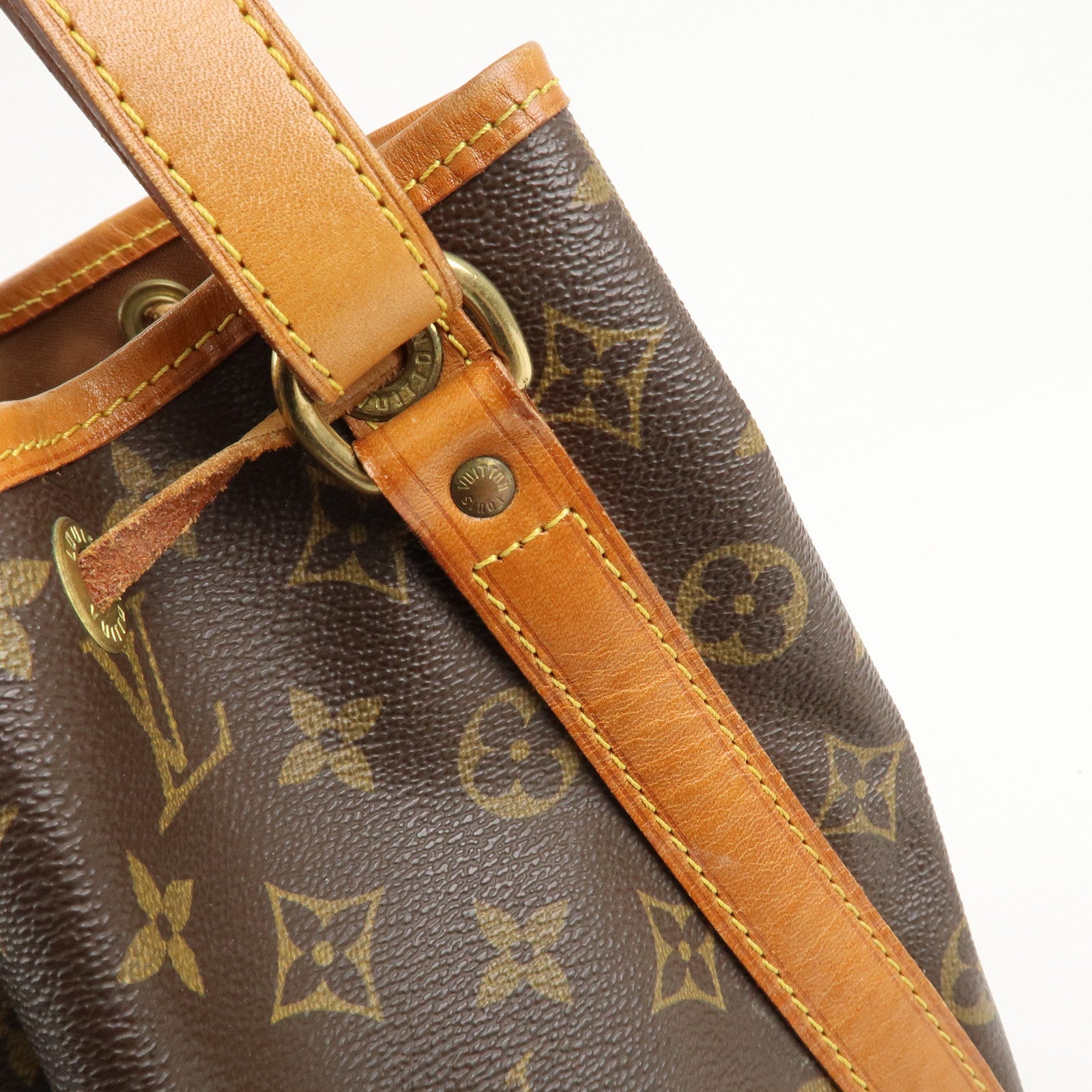 Louis Vuitton Monogram Petit Noe Shoulder Bag Brown M42226 Used