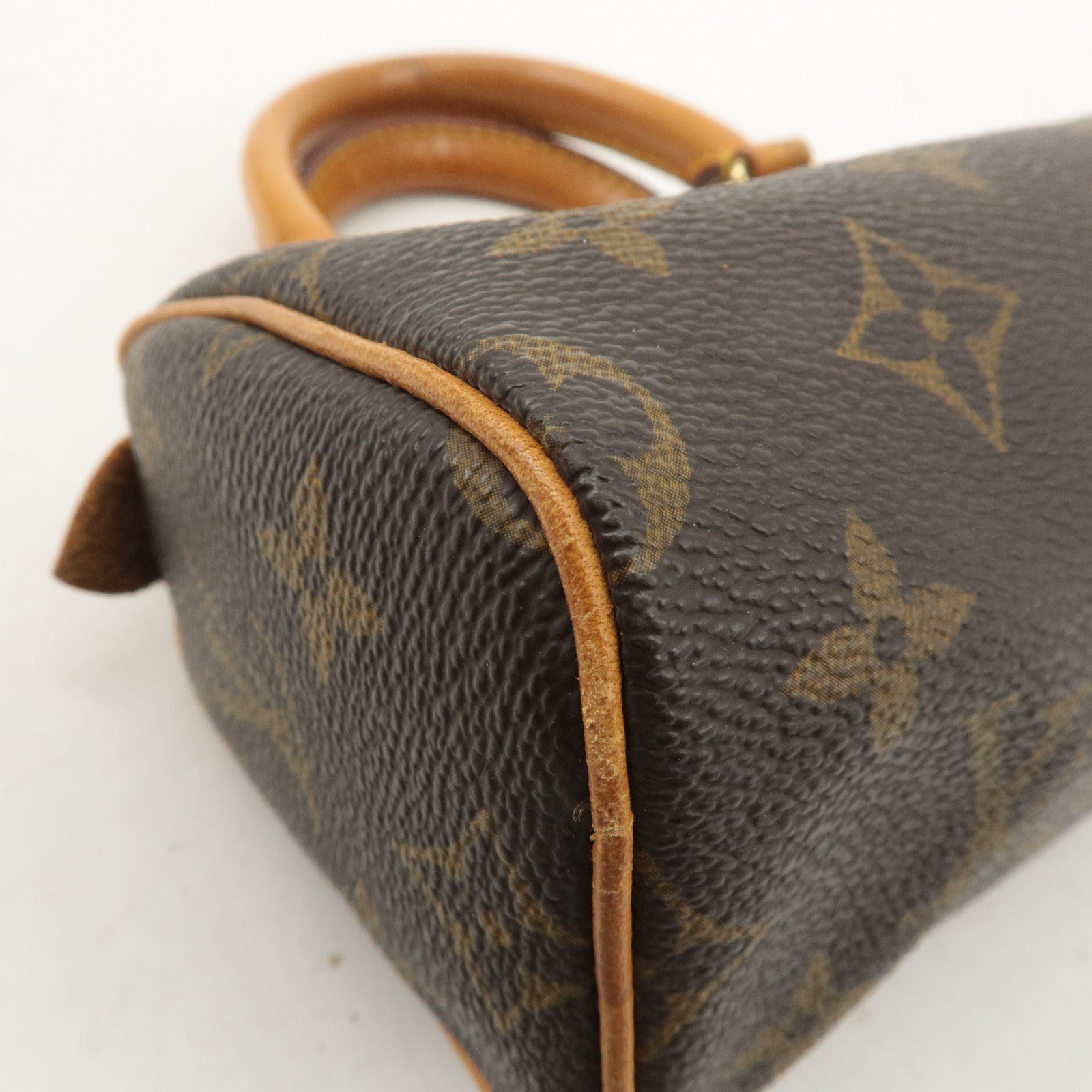 Louis Vuitton Monogram Mini Speedy Boston Bag Brown M41534