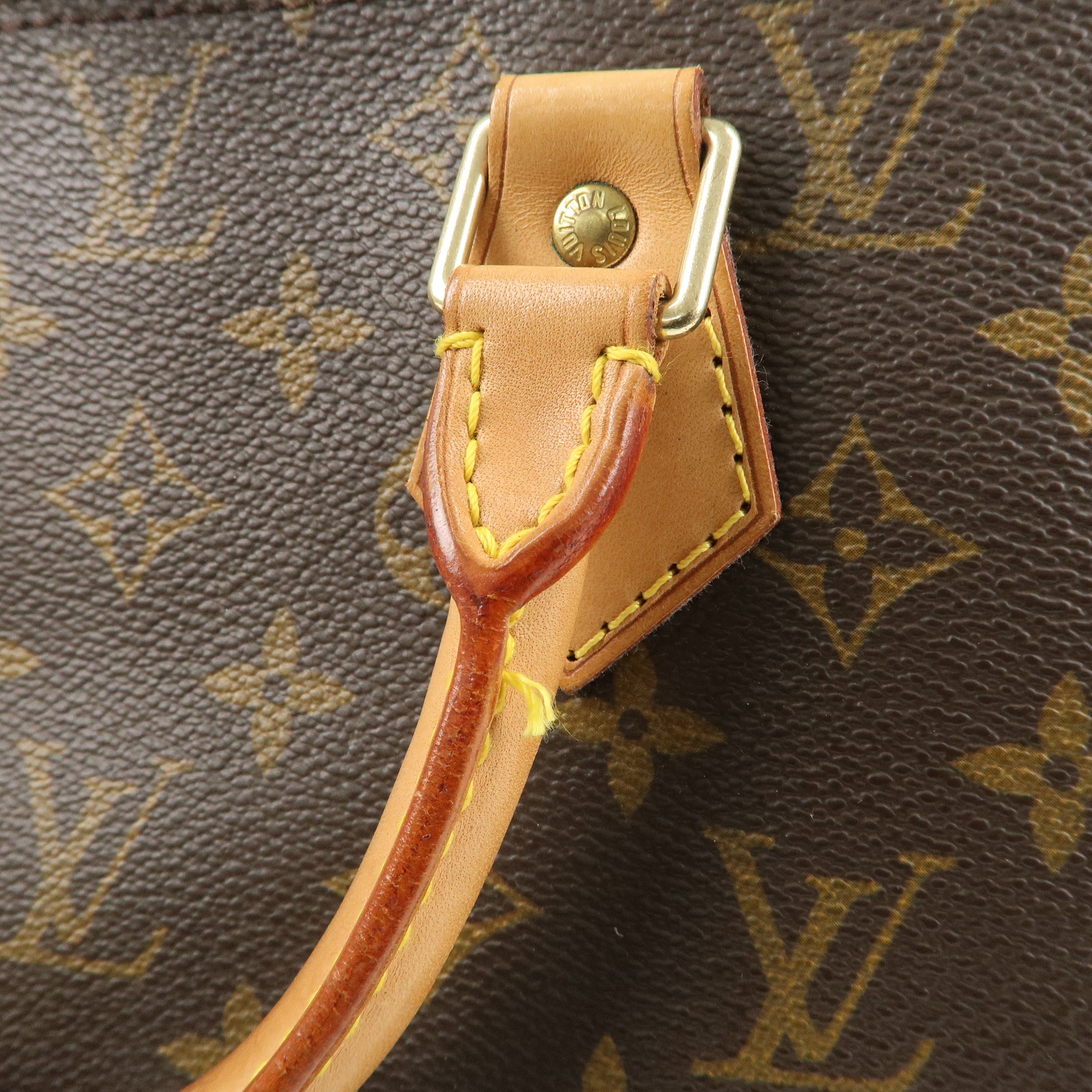 Louis Vuitton Monogram Alma Hand Bag Brown M51130