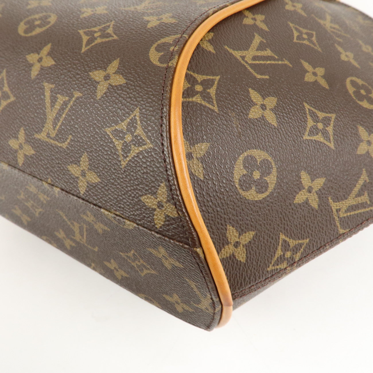 Louis Vuitton Monogram Ellipse MM Hand Bag Brown M51126 Used