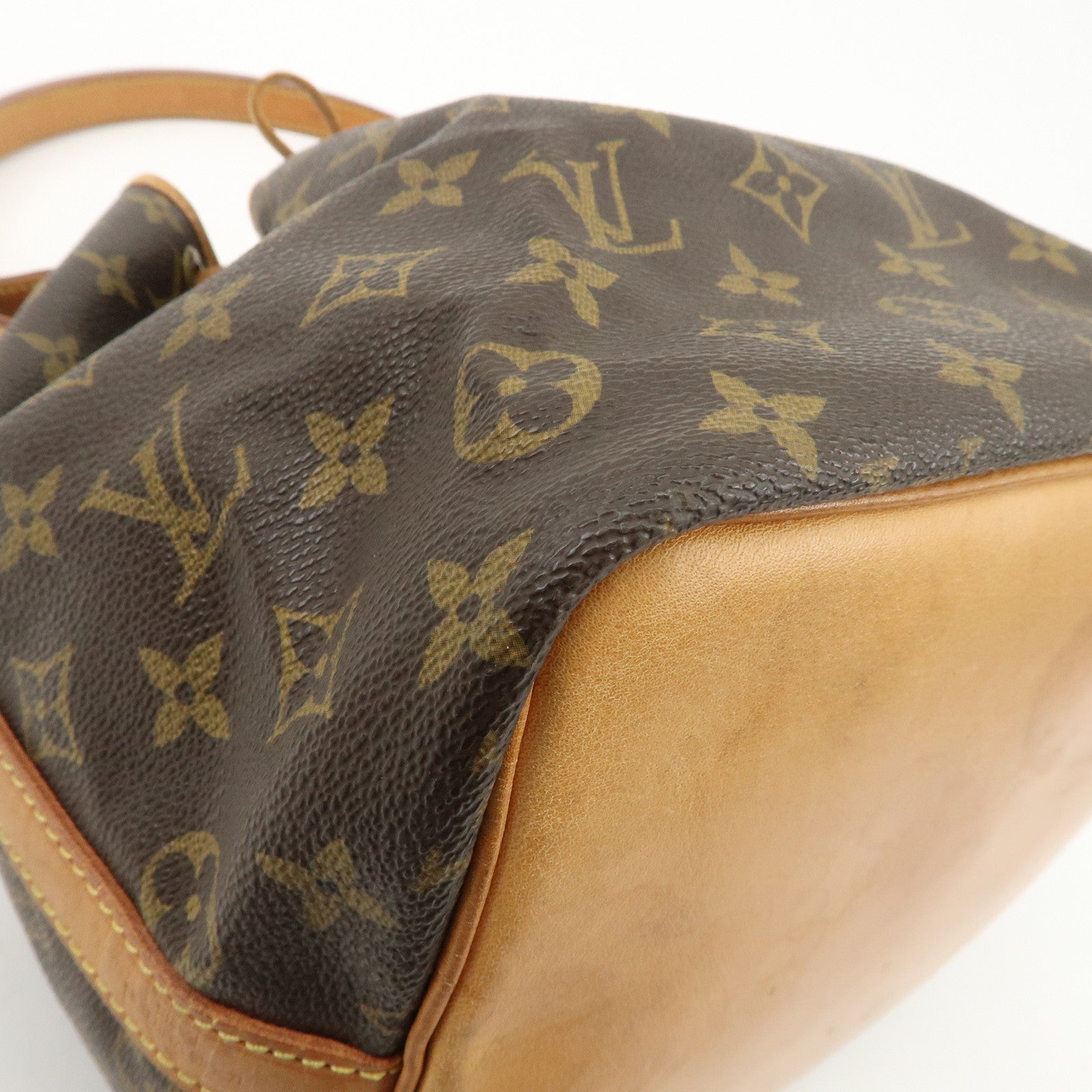 Louis Vuitton Monogram Petit Noe Shoulder Bag Brown M42226 Used