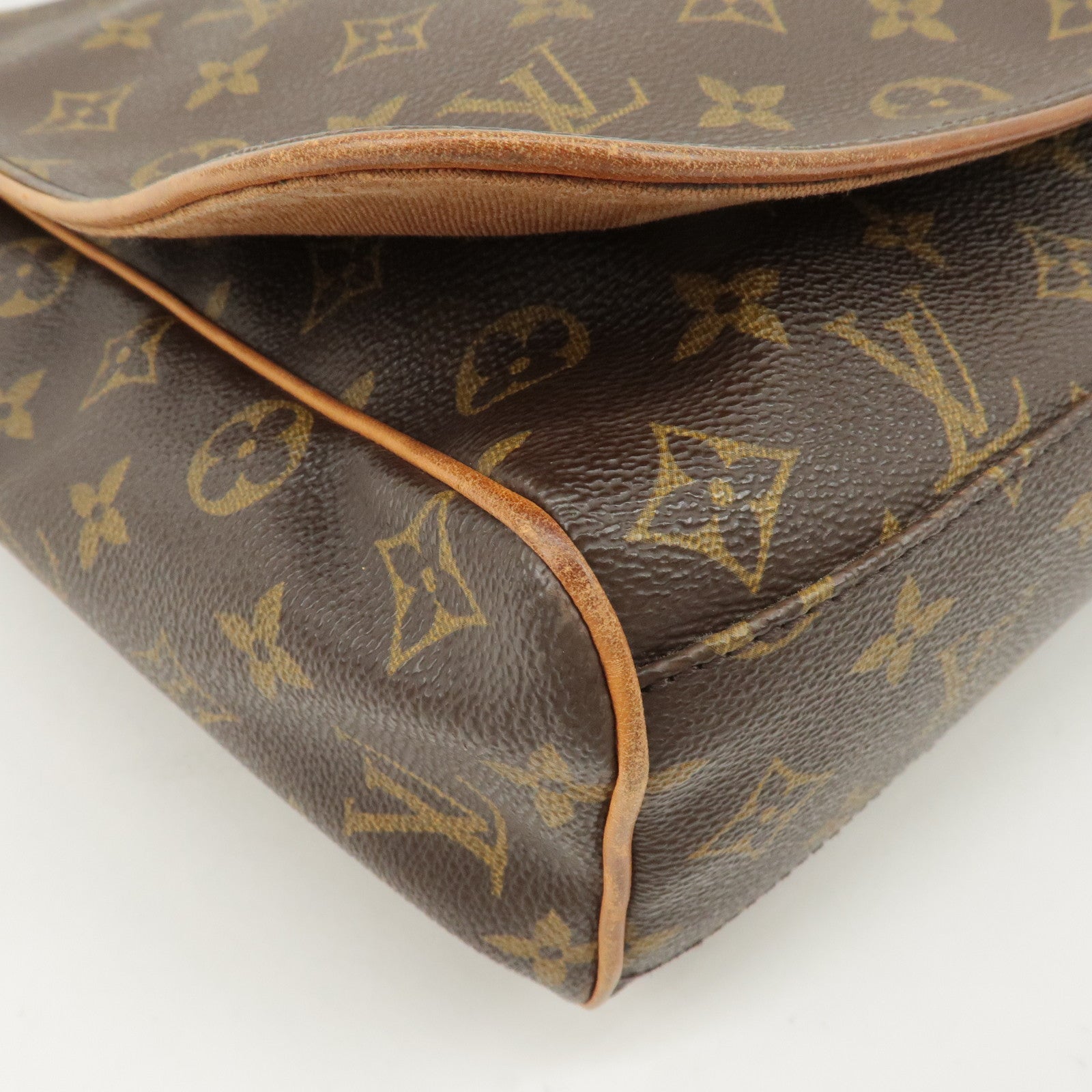 Louis Vuitton Monogram Abbesses Messenger Bag Brown M45257 Used